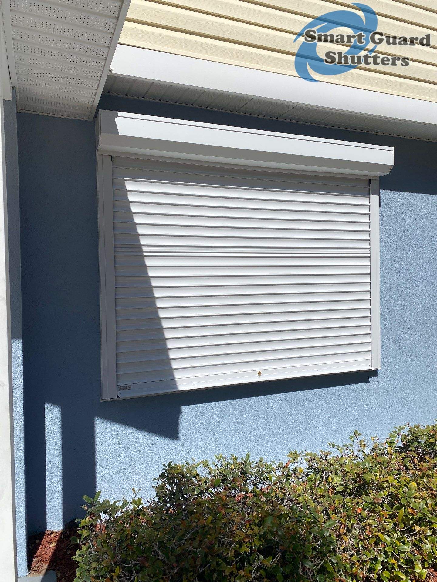 Hurricane Protection in White by Smart Guard Shutters
