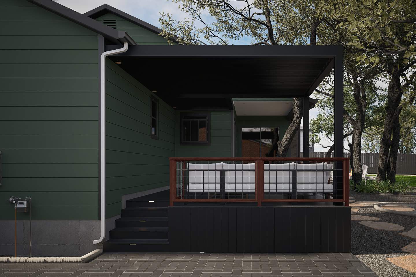 3D Landscape Design Render | Green Springs Valley, San Antonio TX by Hole In One Lawns, LLC