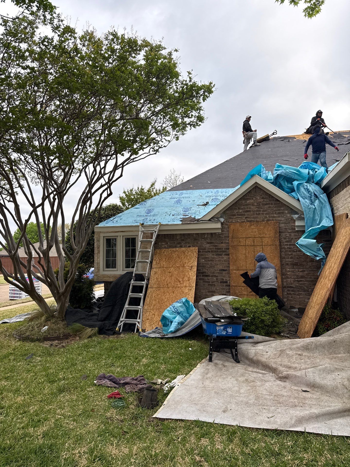 Project in Allen by Zeus Exteriors