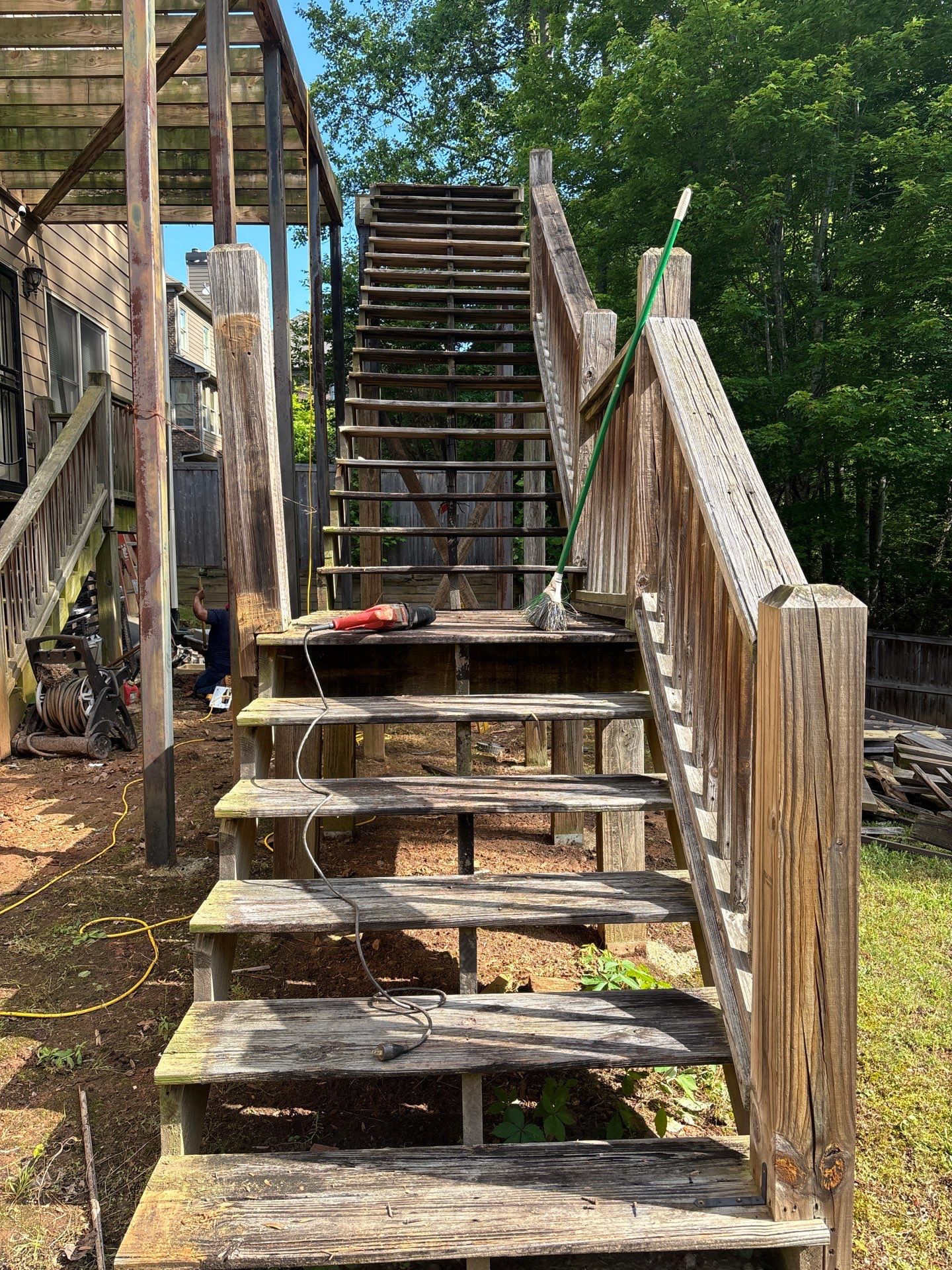 Wood Deck Resurface in Smyrna, GA by Nelson Exteriors 