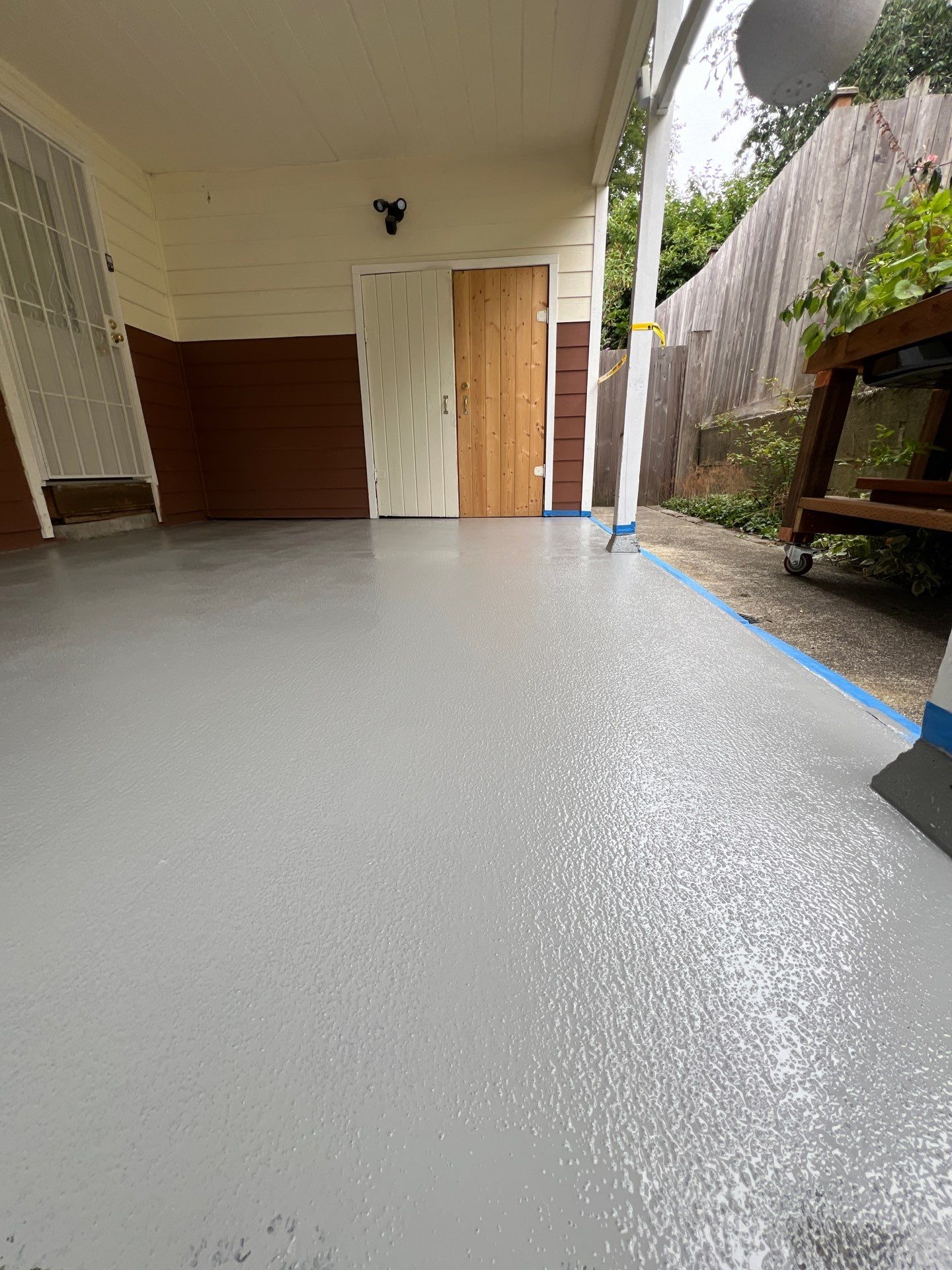 Concrete Garage Epoxy Paint Finish | Everett by Jireh Asphalt & Concrete Inc 