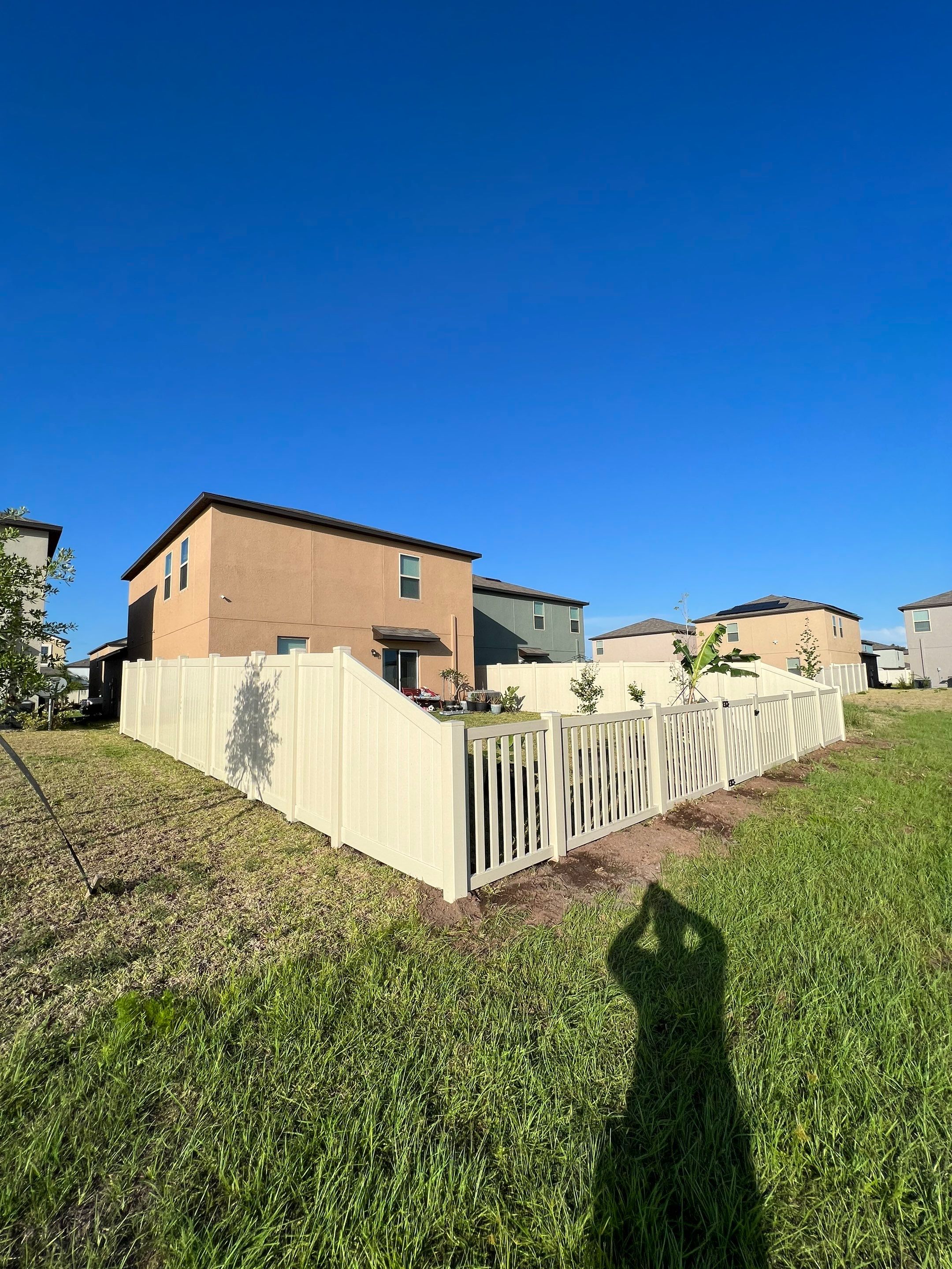 Sun City Center, FL 6ft. Tall Tan Vinyl Privacy Fence by Asap fence and gates, LLC