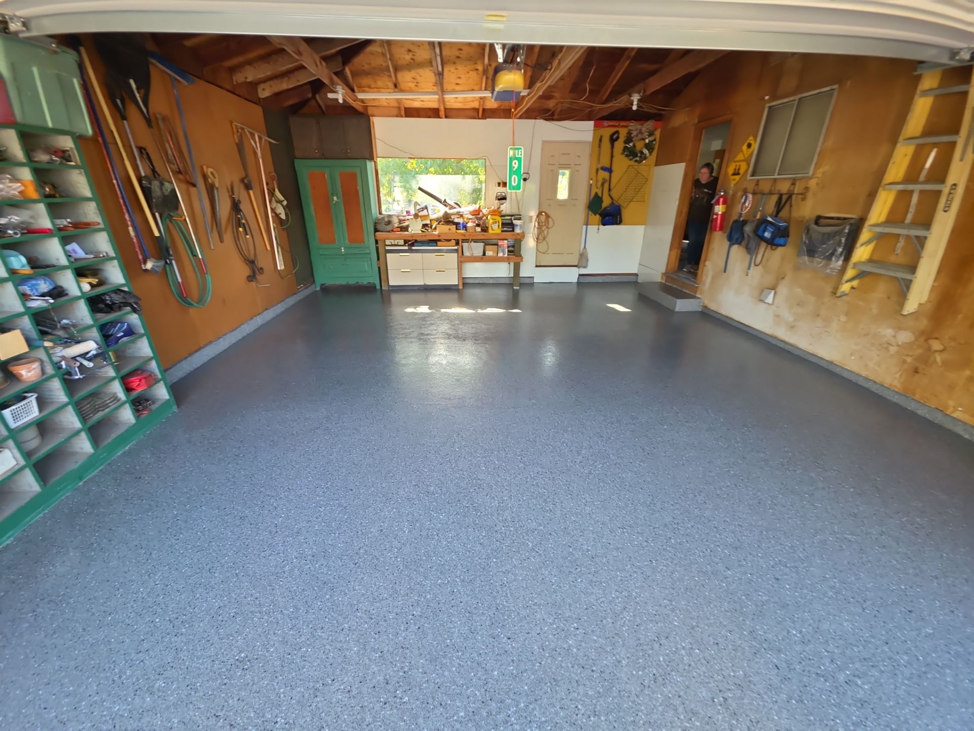 Garage Transformation using Shale Hybrid by Croc Coatings, LLC