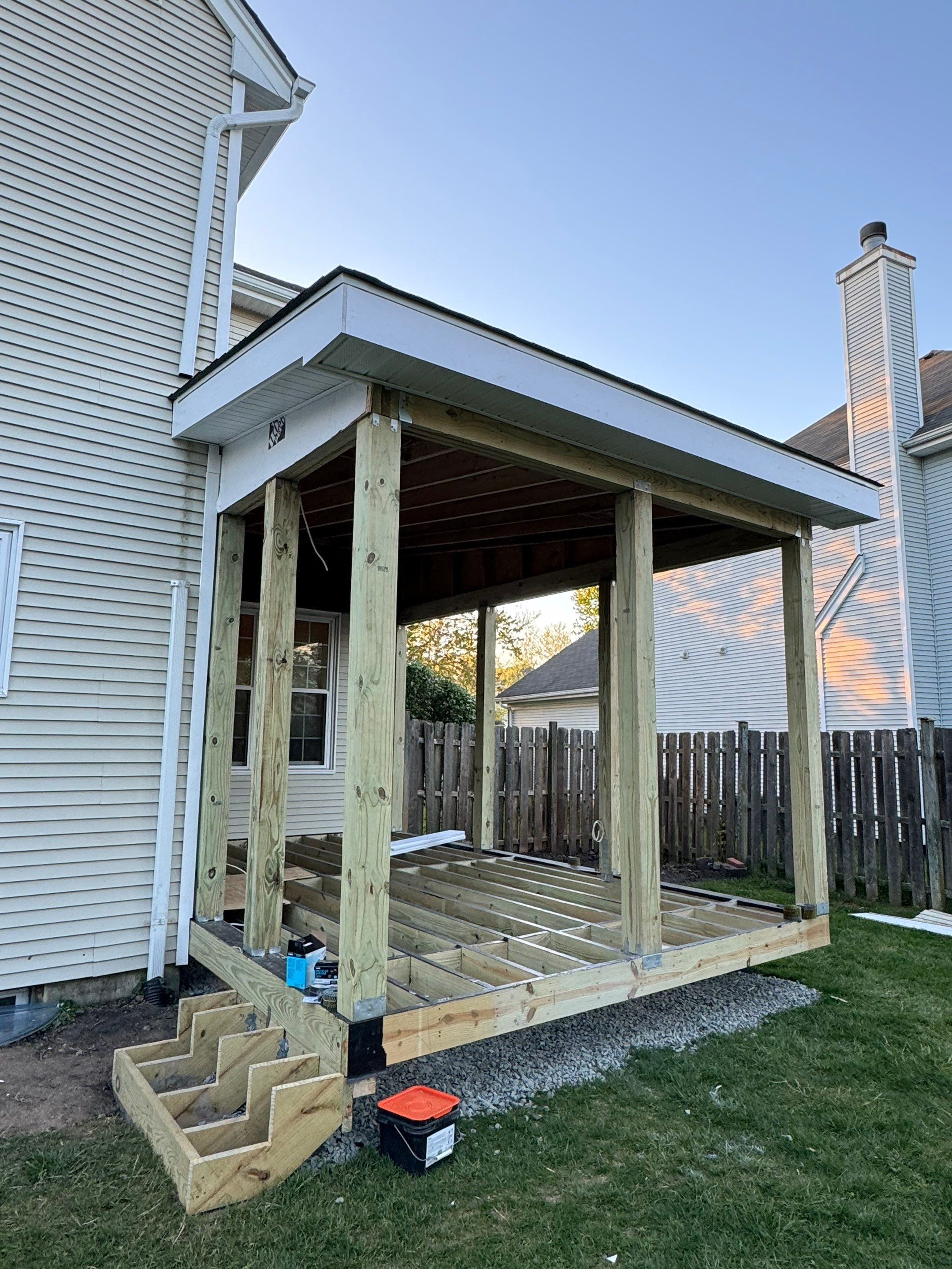 New Deck with Screened Porch by deck guardian