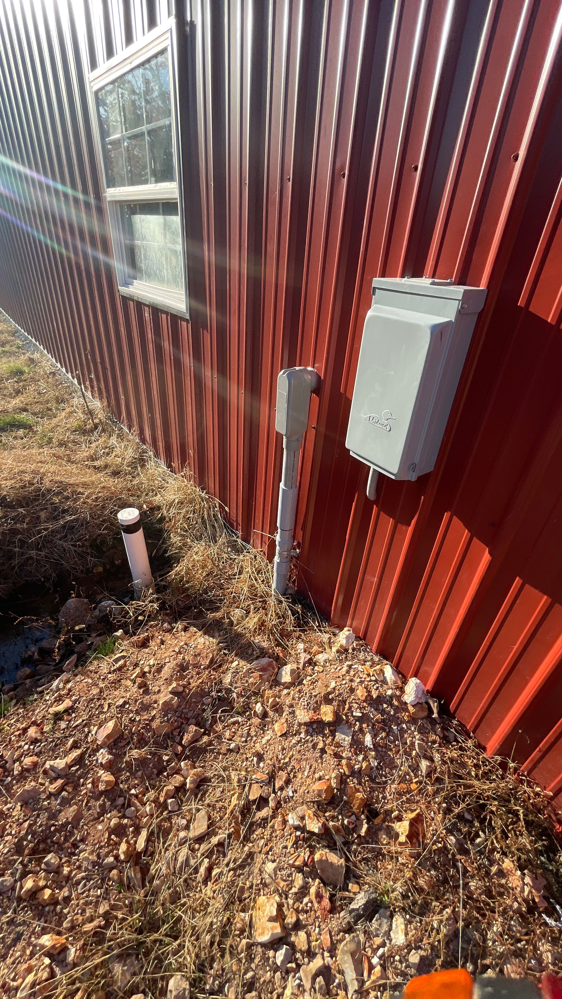 Electrical Service to Metal Building by Argent Electric LLC