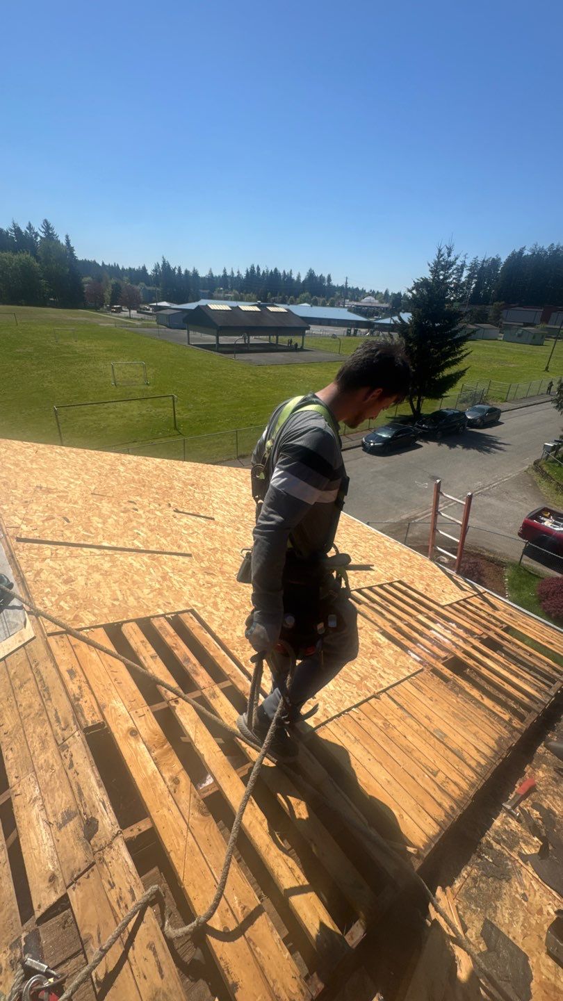 Residential Roofing Installation using GAF UHDZ Shingles by Roofing Formula LLC
