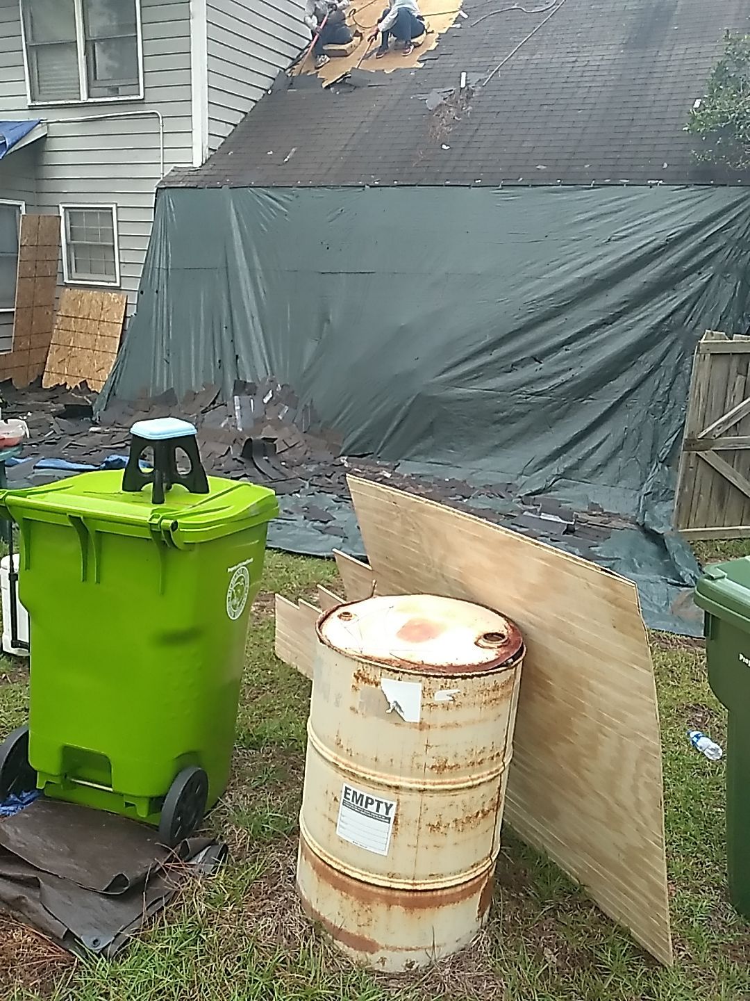 Residential Roofing and Porch Rebuild using Owens Corning Duration Shingles by Indigo State Roofing