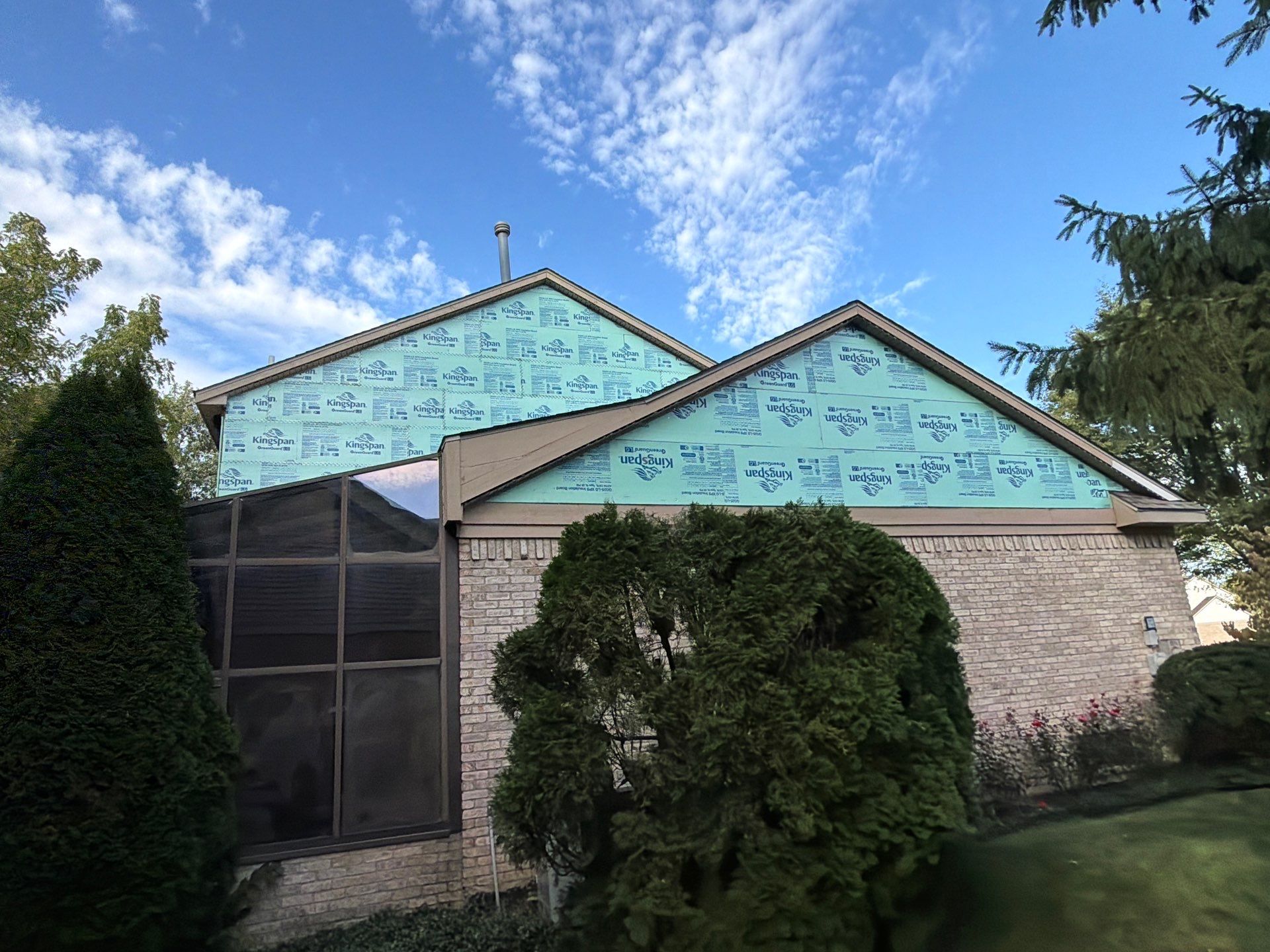 Siding Replacement using Alside D5" Flagship Brown by 180 Contractors