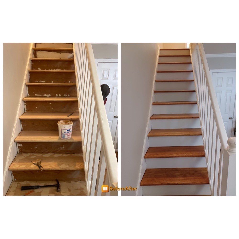 Stair Remodel by Footprints Floors of East Atlanta