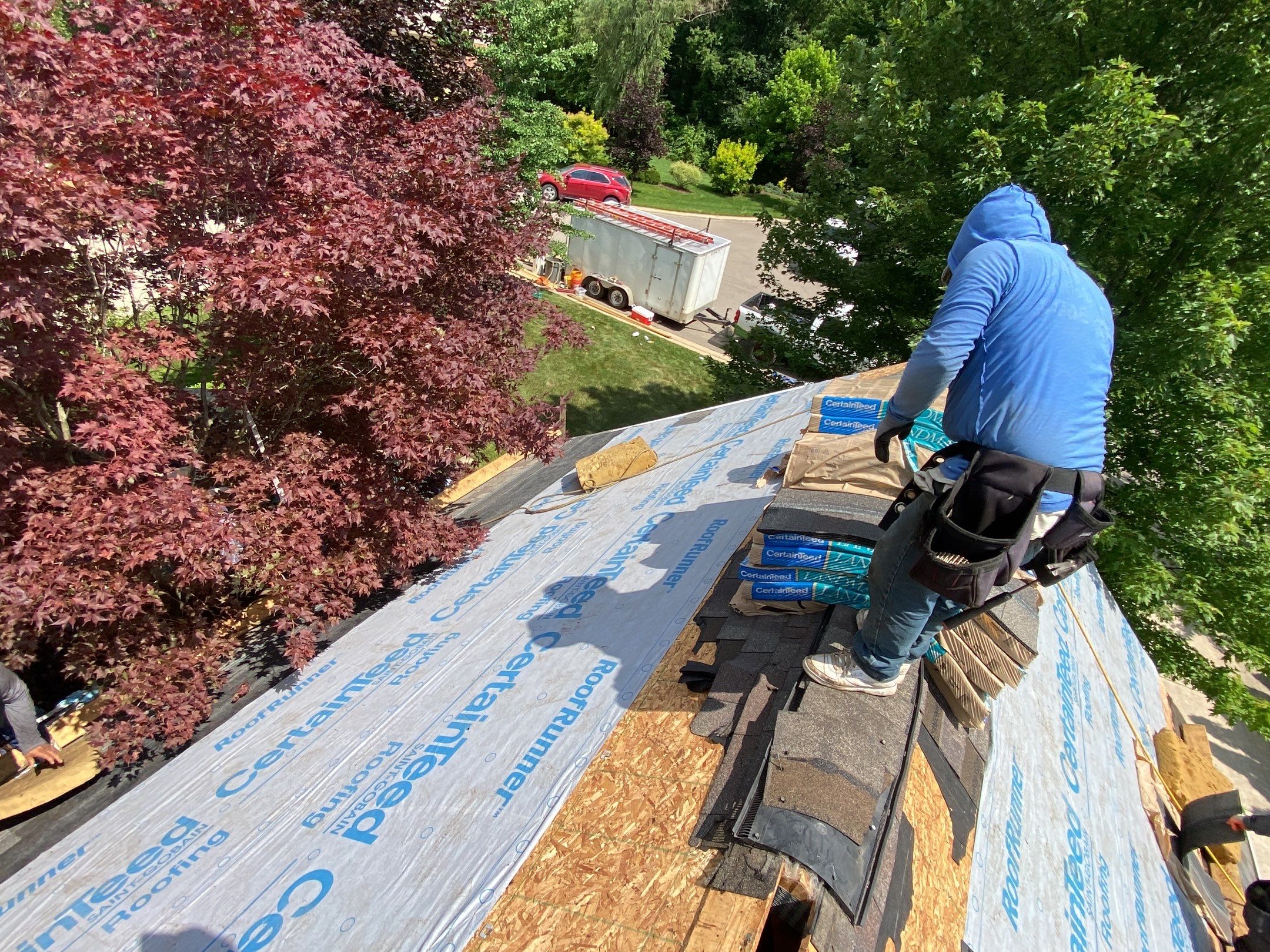 Roof Replacement using CertainTeed Landmark by 180 Contractors