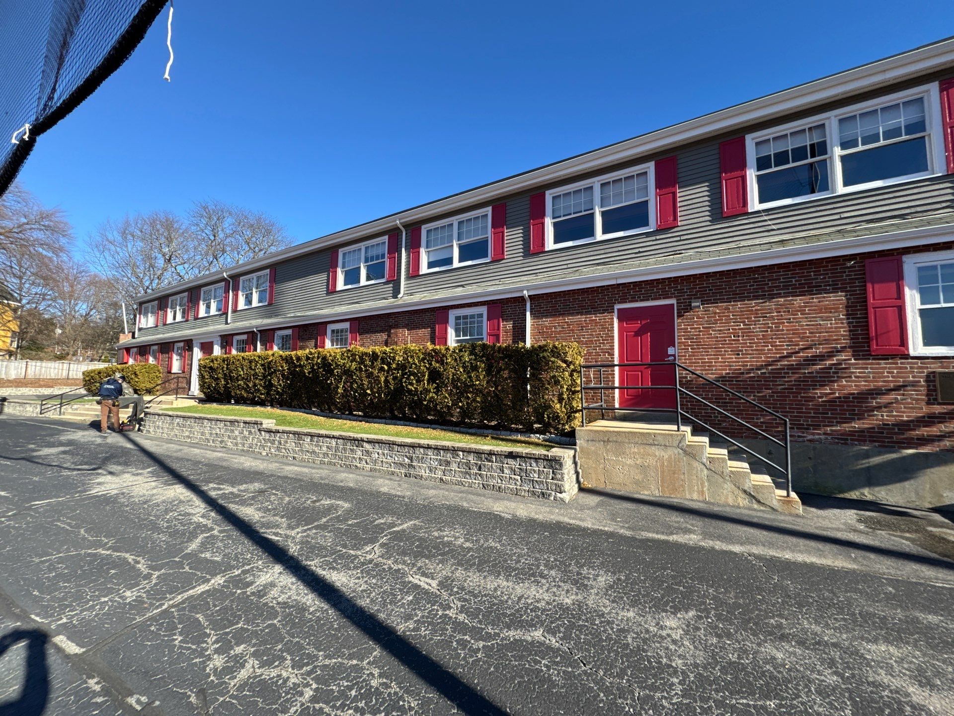 5" K-style Seamless Aluminum Gutters and 2x3 Downspouts in Brookline, MA by Gutter Pro Enterprises