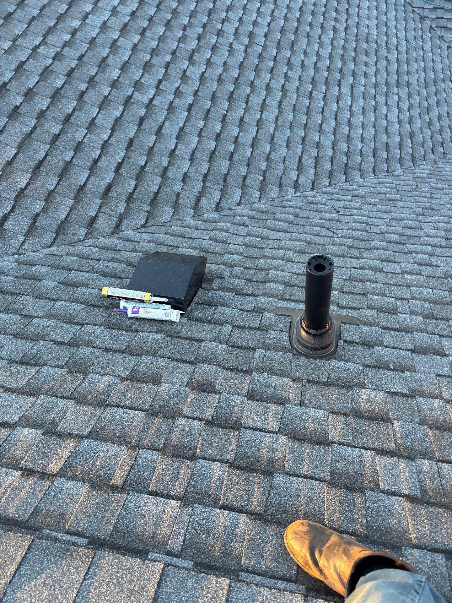 Residential Roofing Installation using Timberline UHDZ Shingles - Pewter Gray by RoofX 