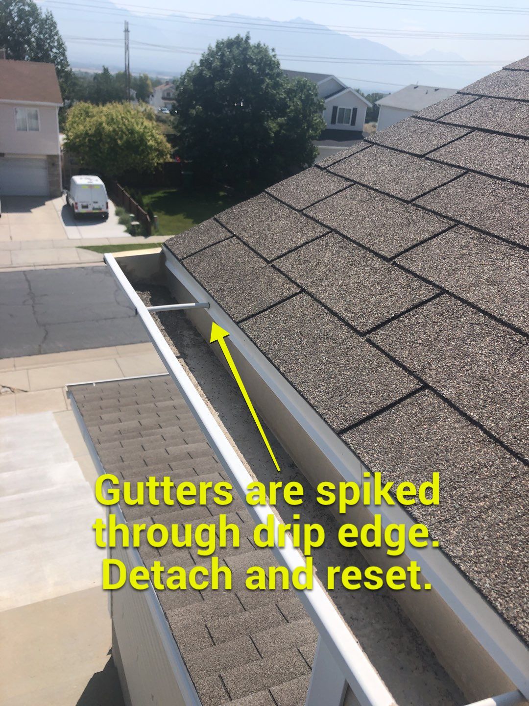 Storm Damaged Roof using GAF Timberline HDZ - Lifetime Shingle by The Roof Doctor