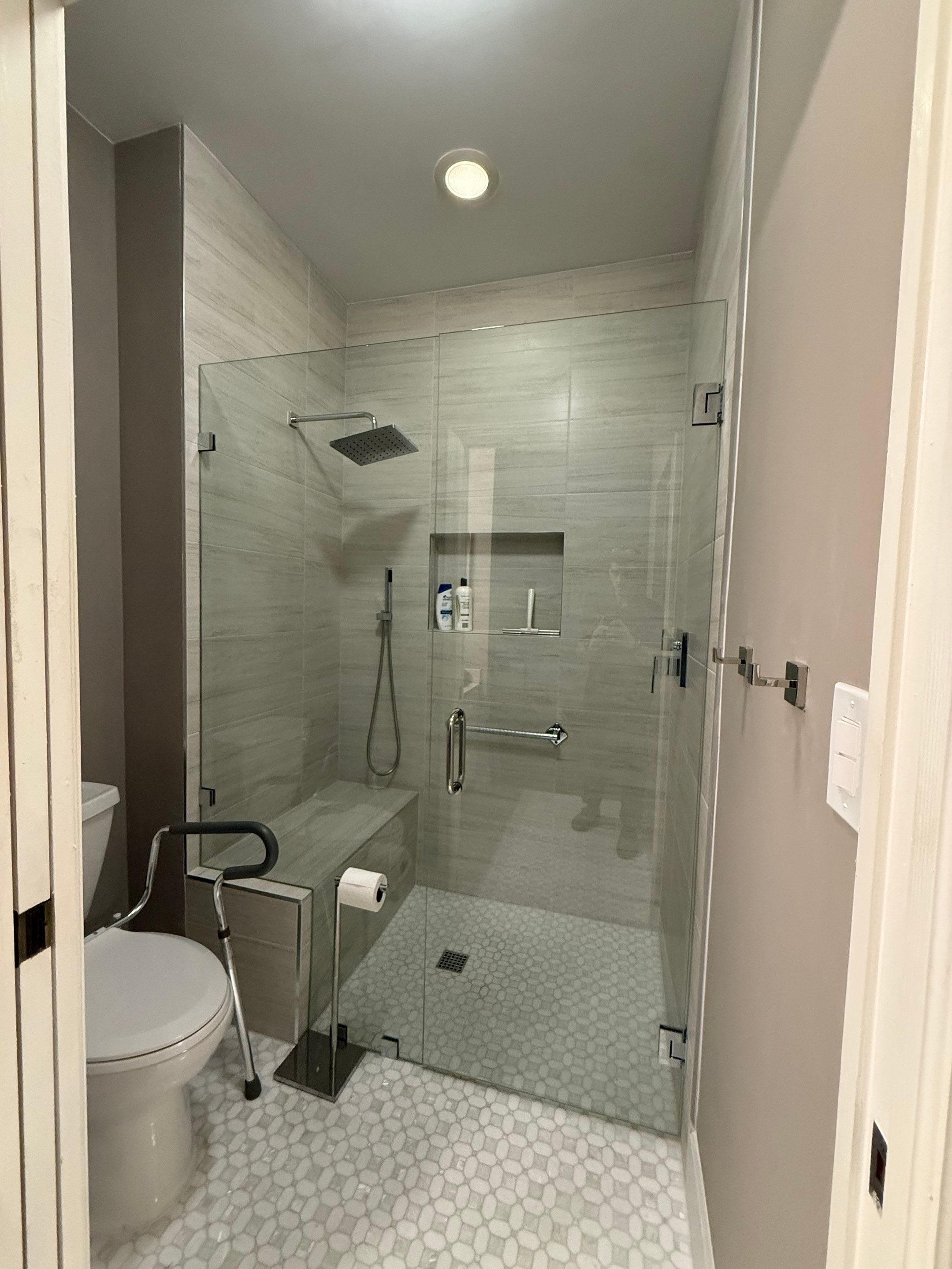 Walk-In Shower - Delray Beach by Hevi Tile