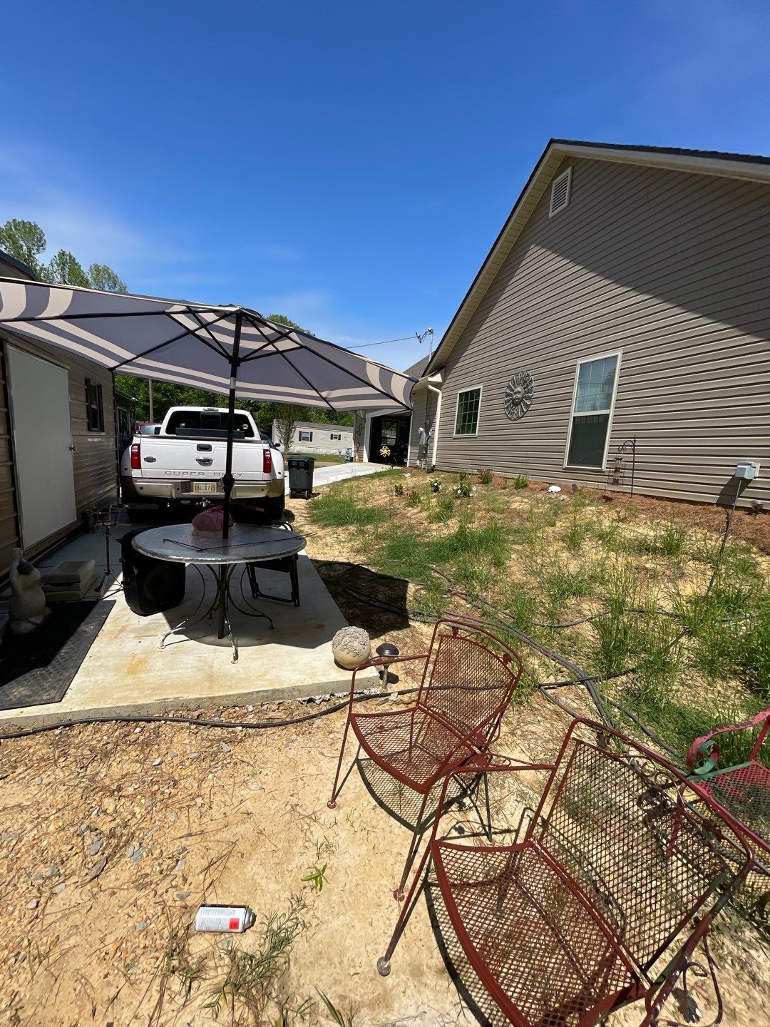 Treated Pine Deck  by Roberson Construction LLC