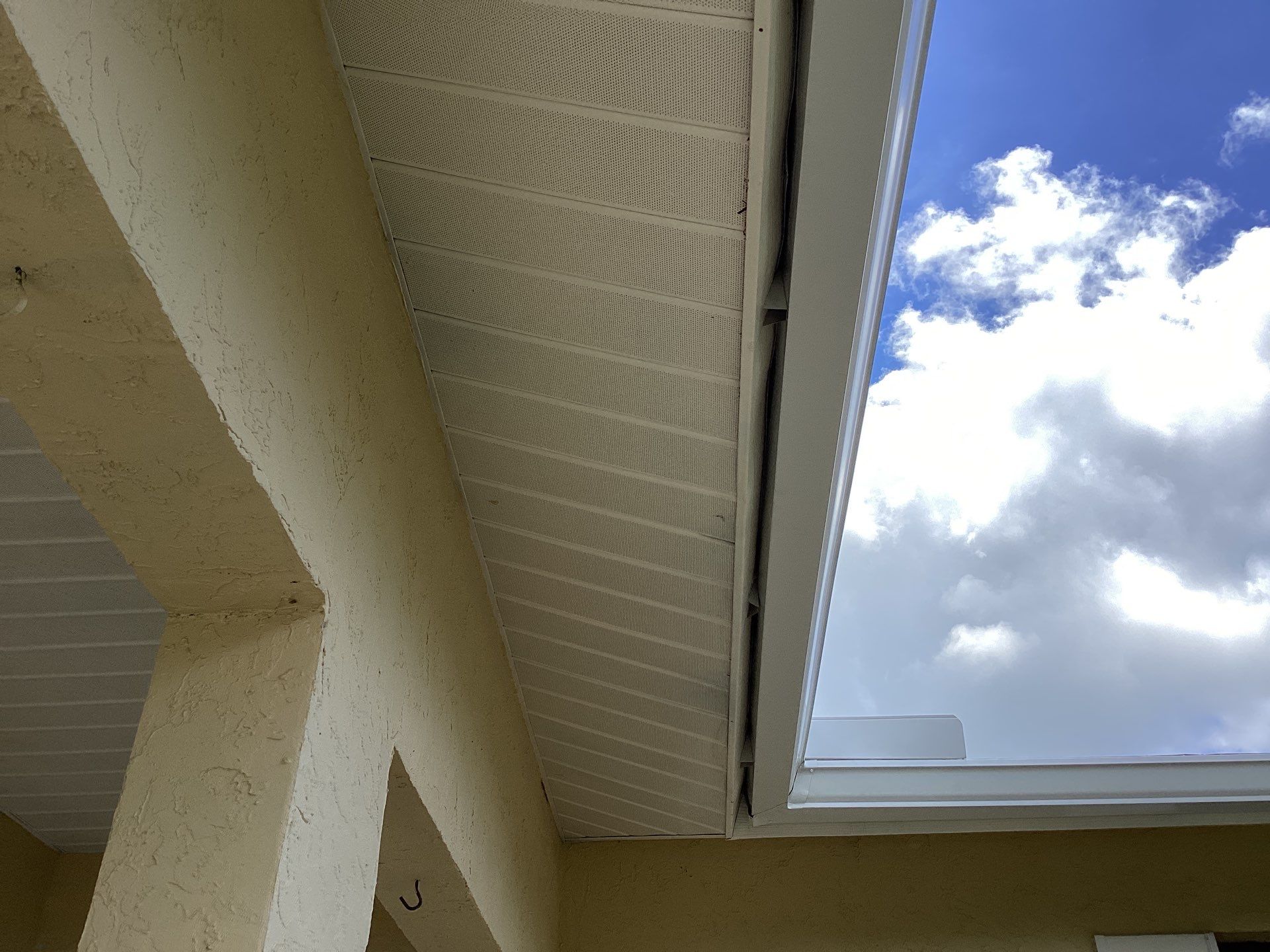 New Soffit and Fascia and White Gutters  by Gutter Professors