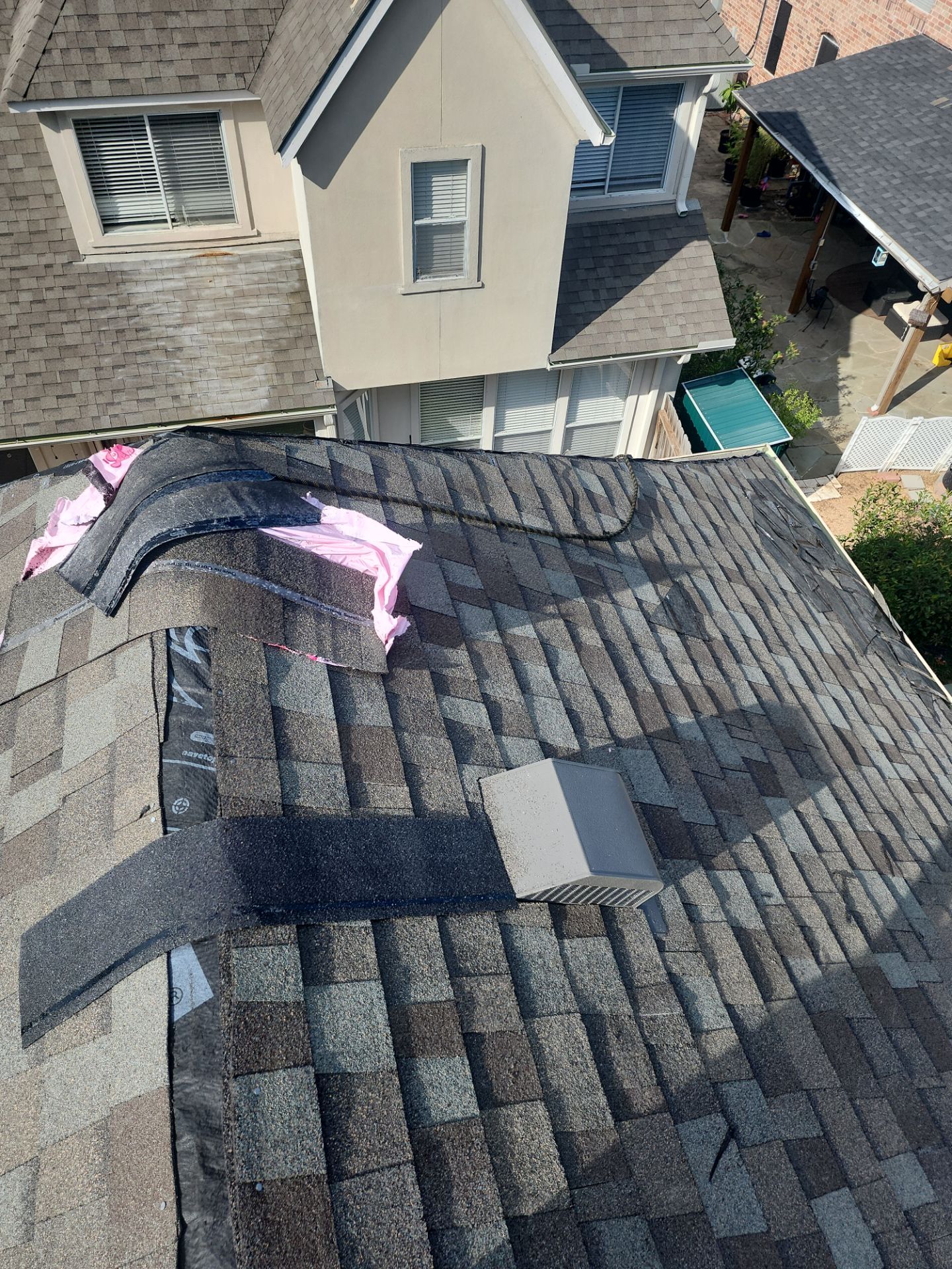 Residential Roofing Installation using Owen's Corning Duration (Lifetime) Shingles by Roof Repair Company
