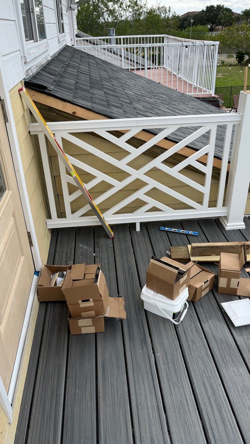Chippendale Railings by Bayfront Roofing and Construction