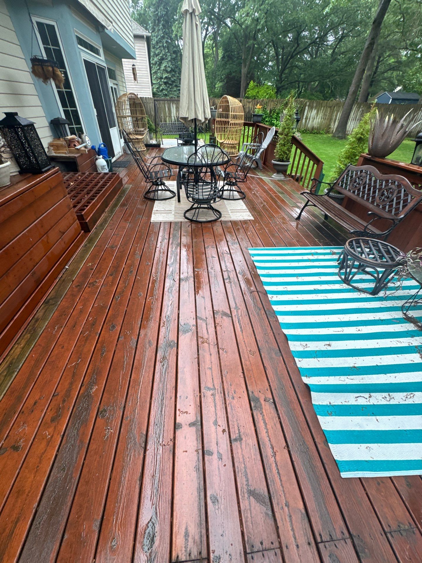 Interior Renovation and Multi-Level Deck Staining in Norton Shores by Gordon Painting