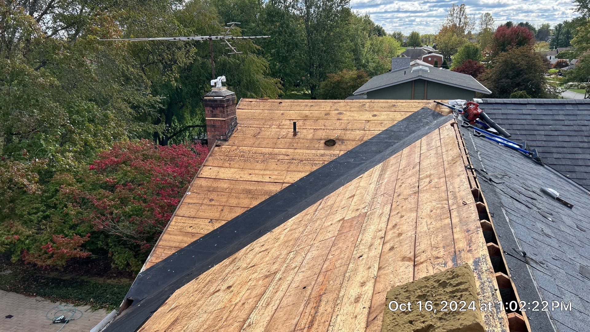 Residential Roofing Installation using Timberline UHDZ Shingles - Pewter Gray by RoofX 