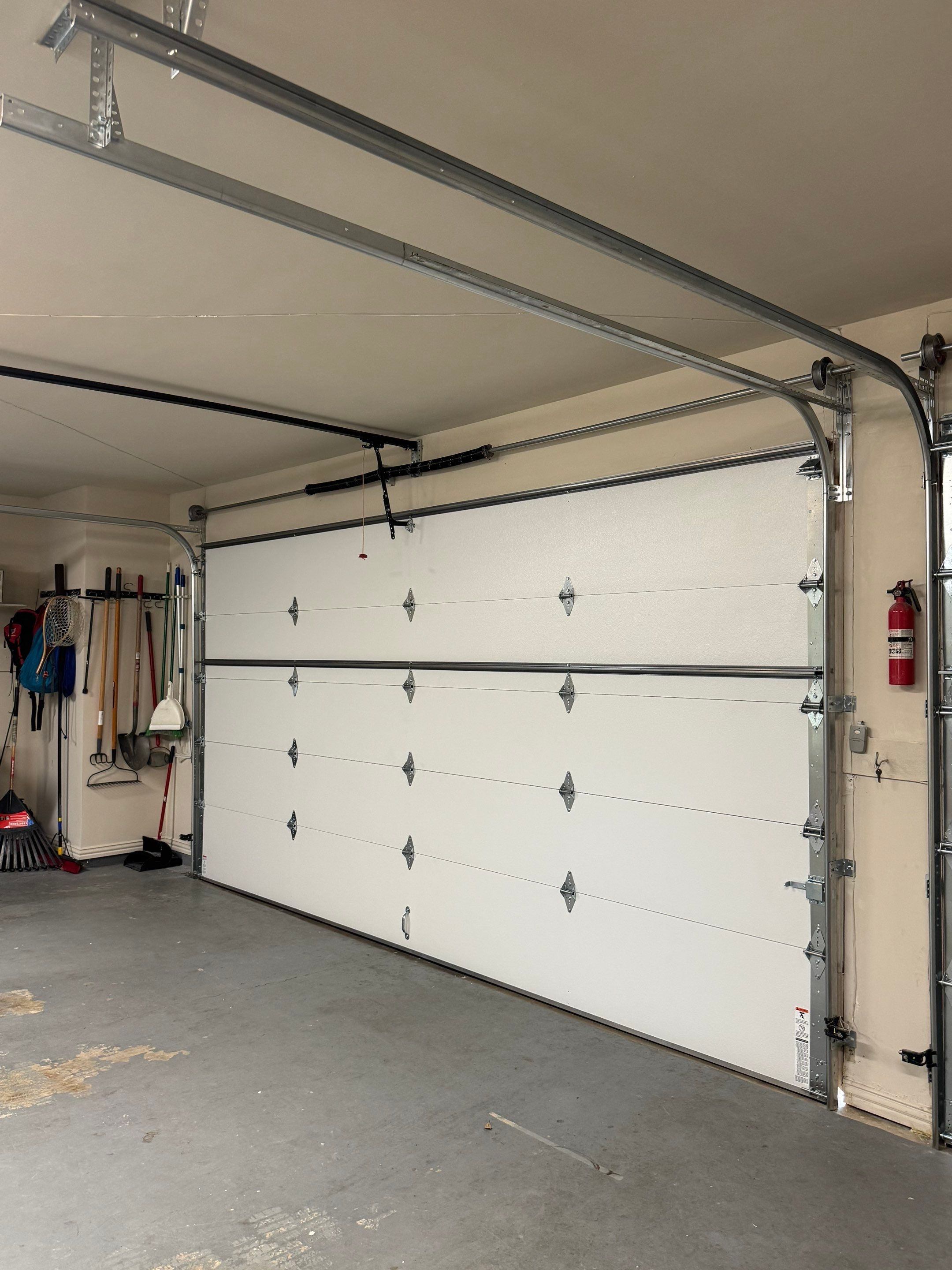 Recessed Panel Garage Door Installation in Trophy Club by Meadows Garage Doors