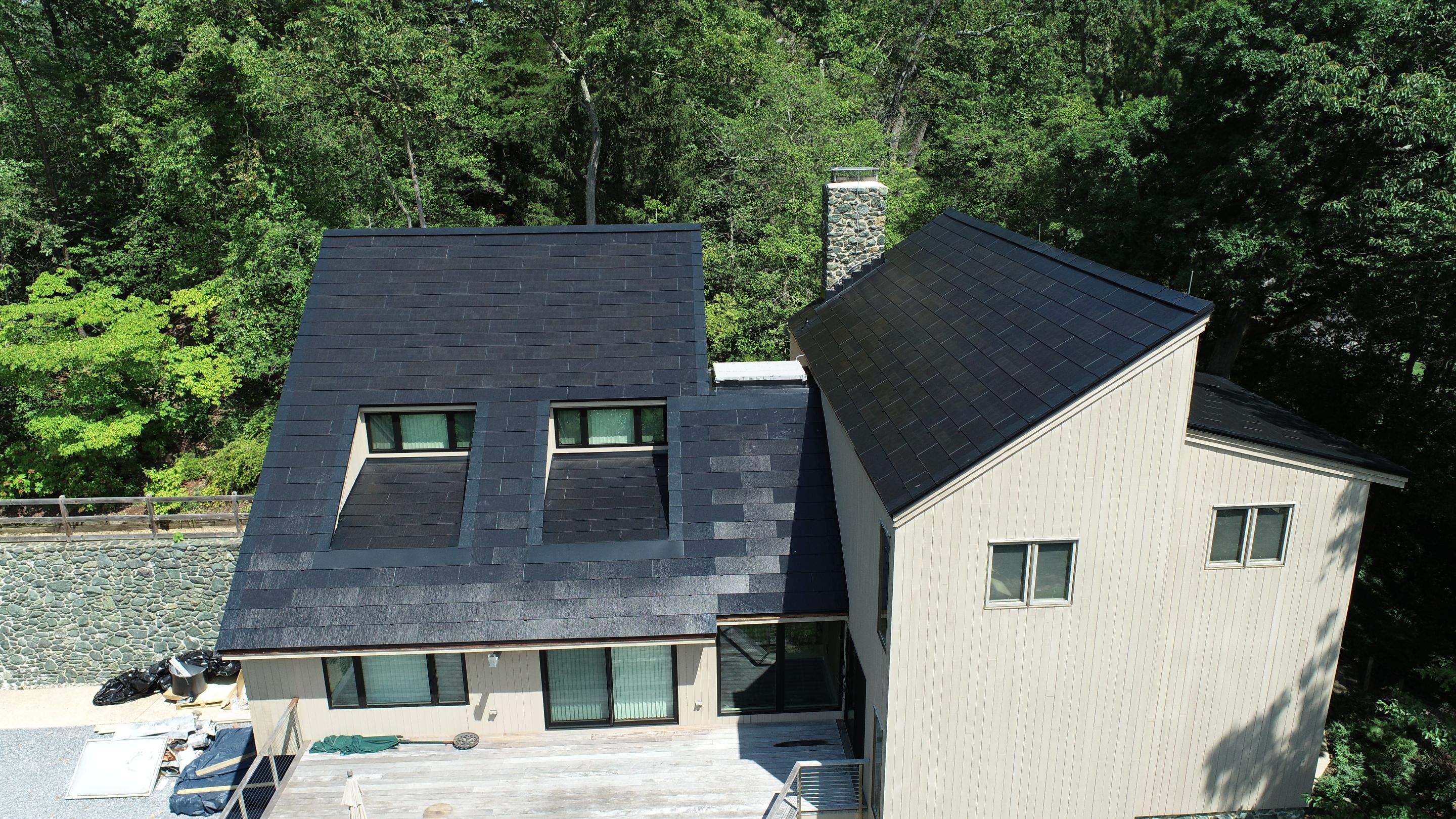 Tesla Solar Roof install Severn River by American Home Contractors