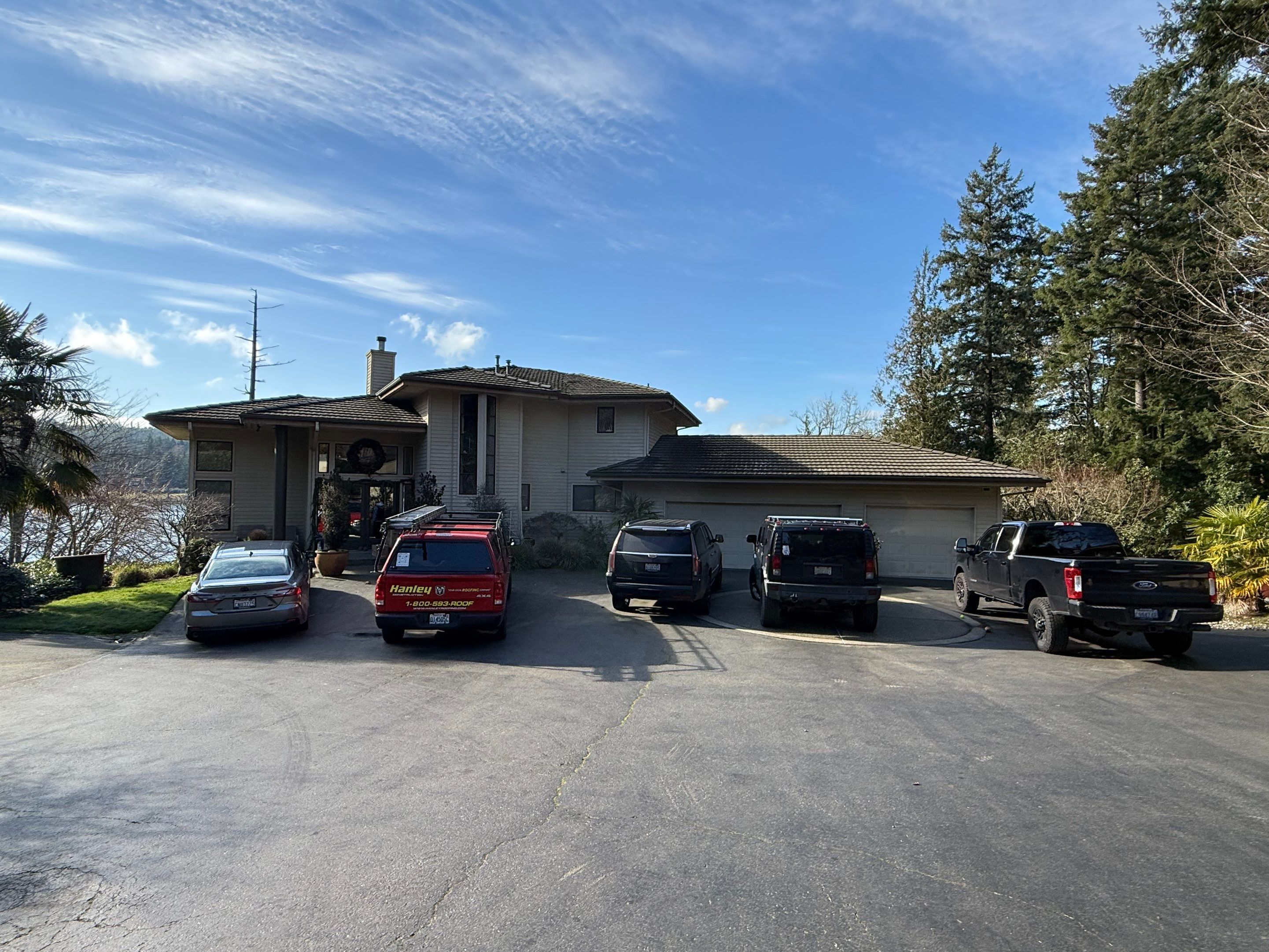 Residential Roof Cleaning Estimate in Bremerton, WA by Hanley Construction