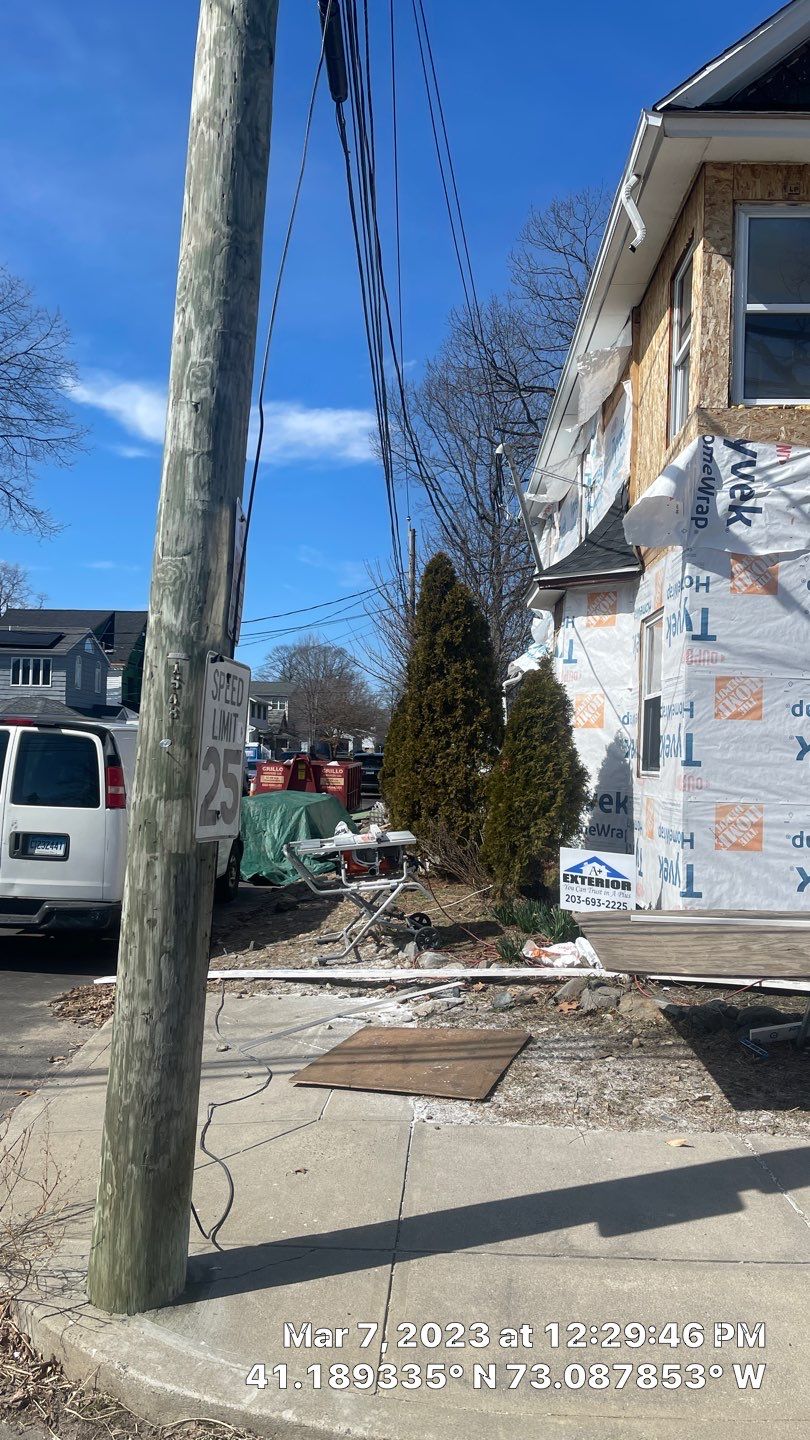 Siding Installation using Hardie Plank Aged Pewter by A Plus Exterior