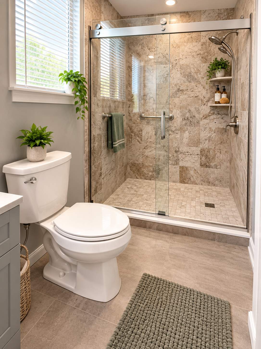 Modern Bathroom Refresh with Custom Vanity & Contemporary Finishes