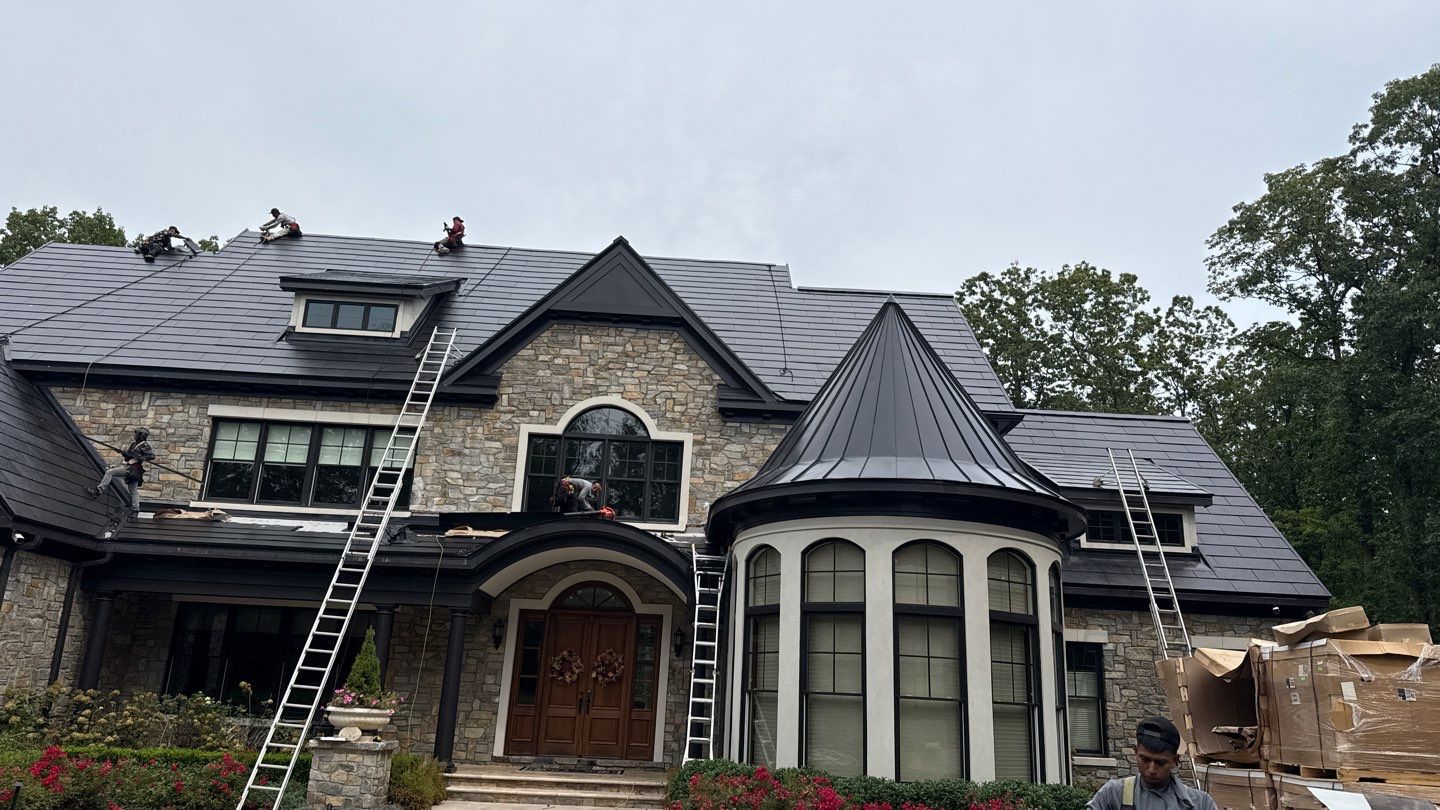 STUNNING Tesla Solar Roof in Virgina by American Home Contractors