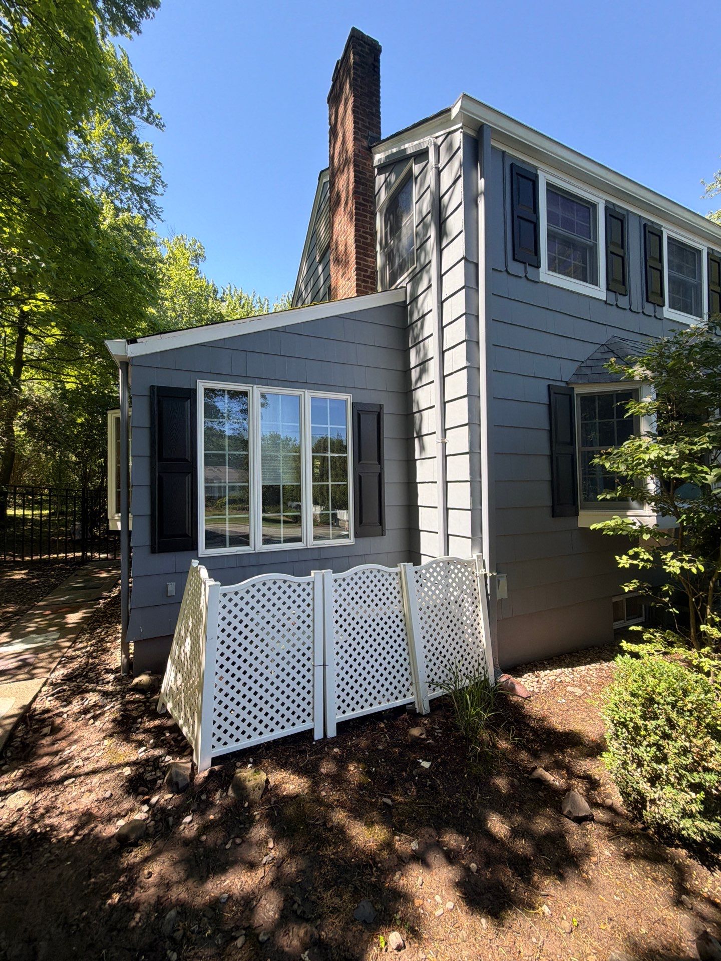 Exterior Painting and Cedar Shingle Siding Repair in Cedar Grove by Spectrum Painting, LLC