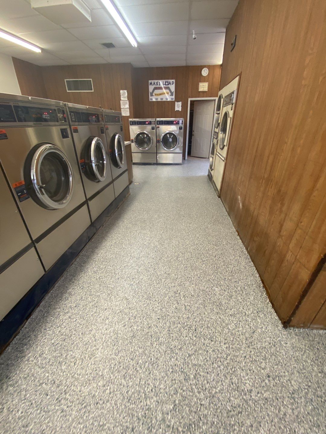 Laundromat Floor using Tidal Wave by Your1DayFloor.com