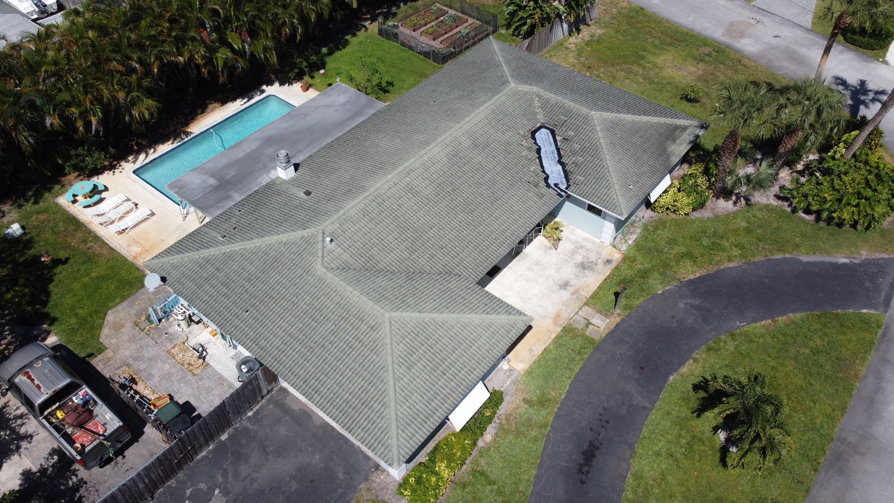 Residential Roofing Installation using 1" Nail strip metal roof by BLUES BROTHERS ROOFING