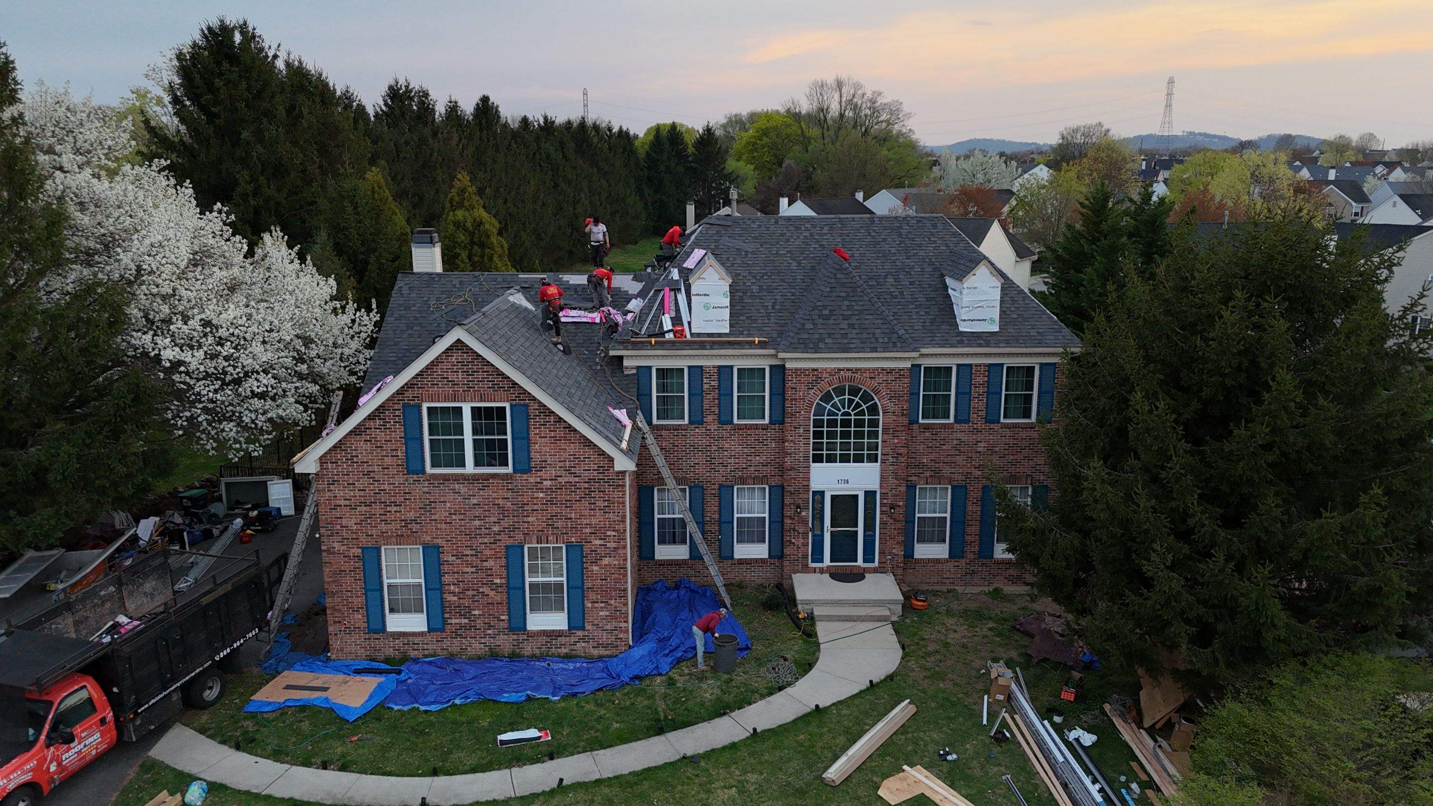 Roof Project in Stewartsville, NJ by All State Home Improvement Inc.