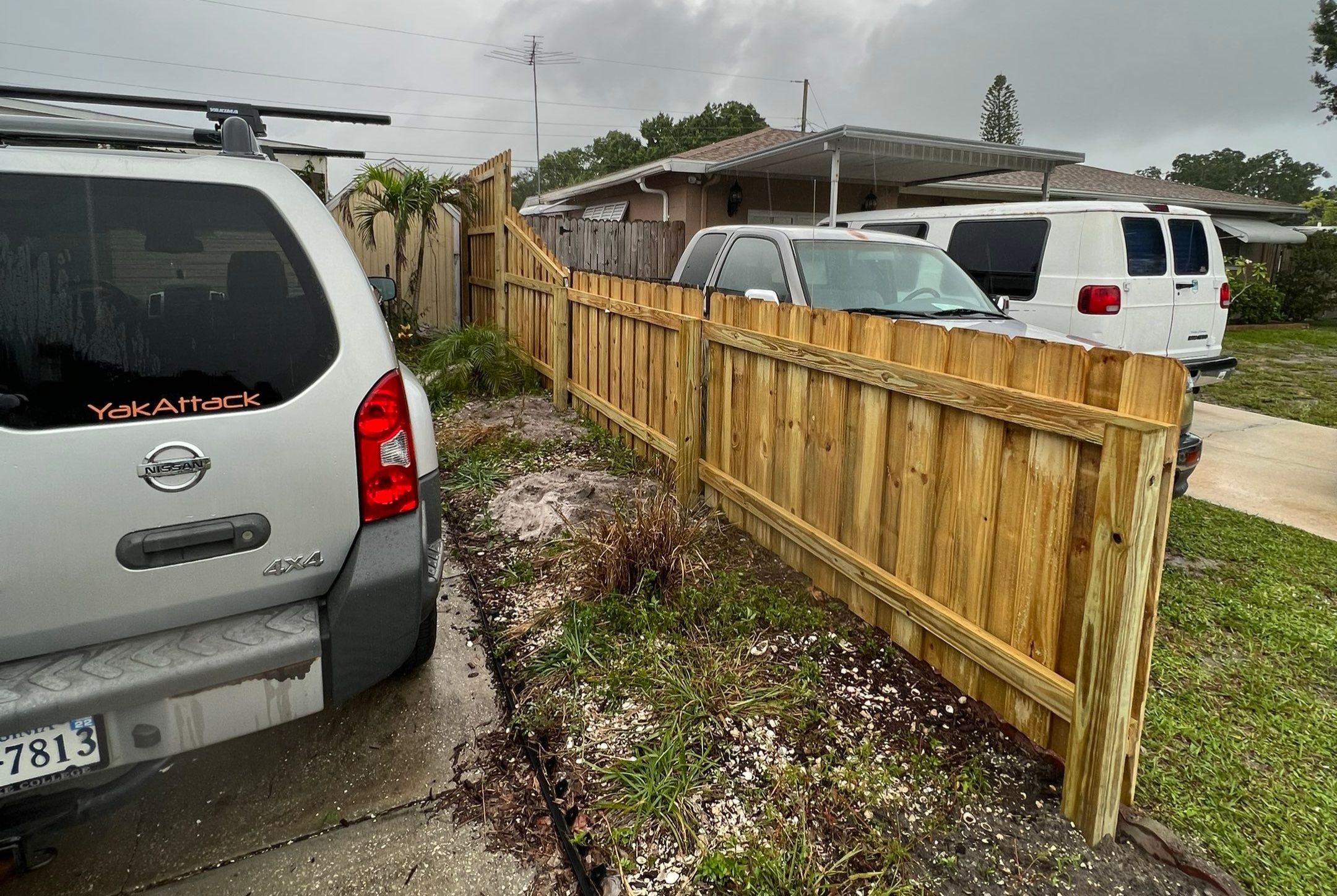Bradenton, FL Wood Fence Installation using Board on Board Wood Fence by Asap fence and gates, LLC