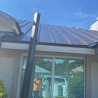 24ga 1.5" Mechanical Seam Cosmic Dust  by Total Roofing System The Metal Roof Experts