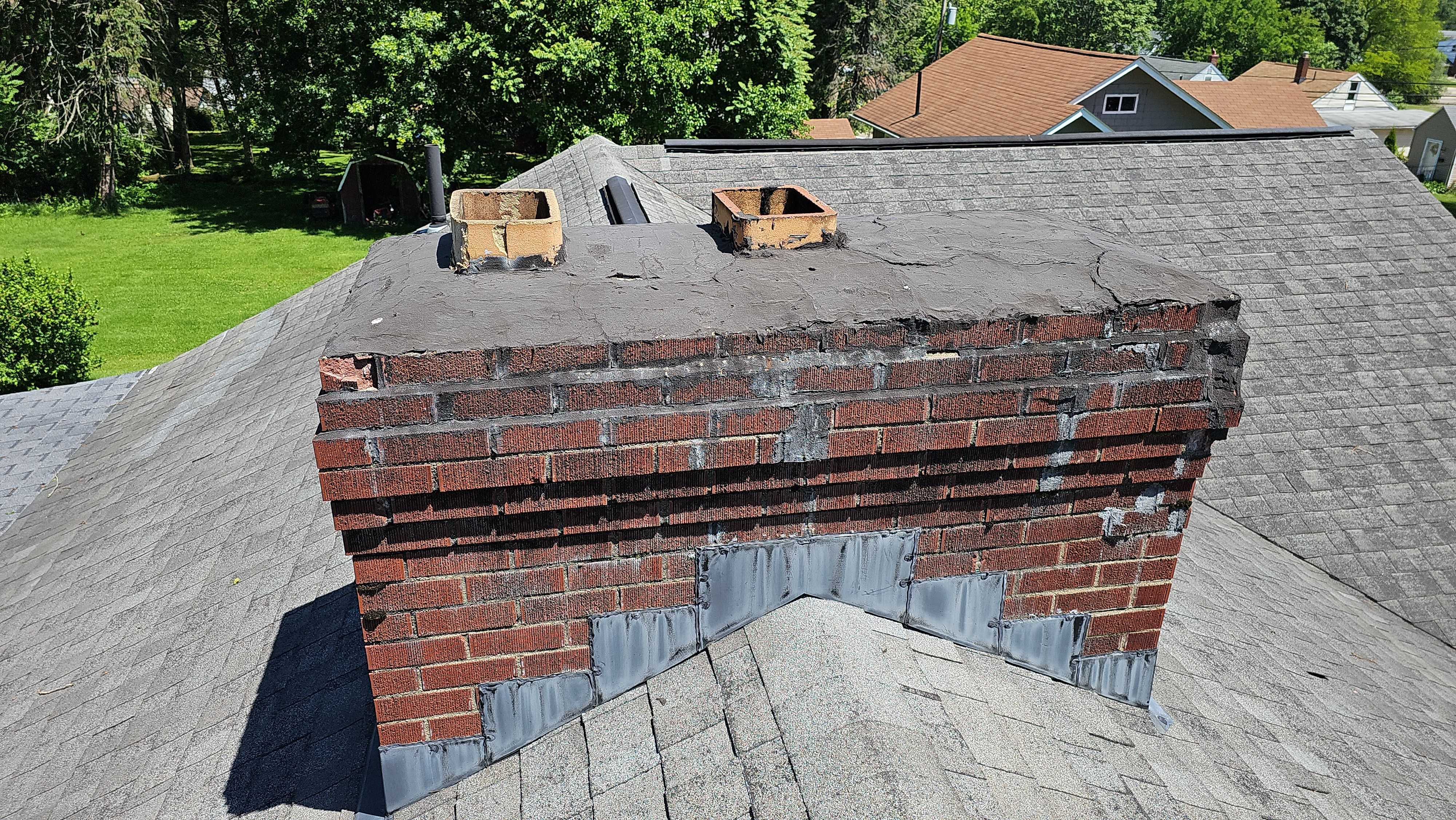 Atlas Pinnacle, Color, Oyster Shell, Drip Edge, Color, White by Eagle Eye Roofing