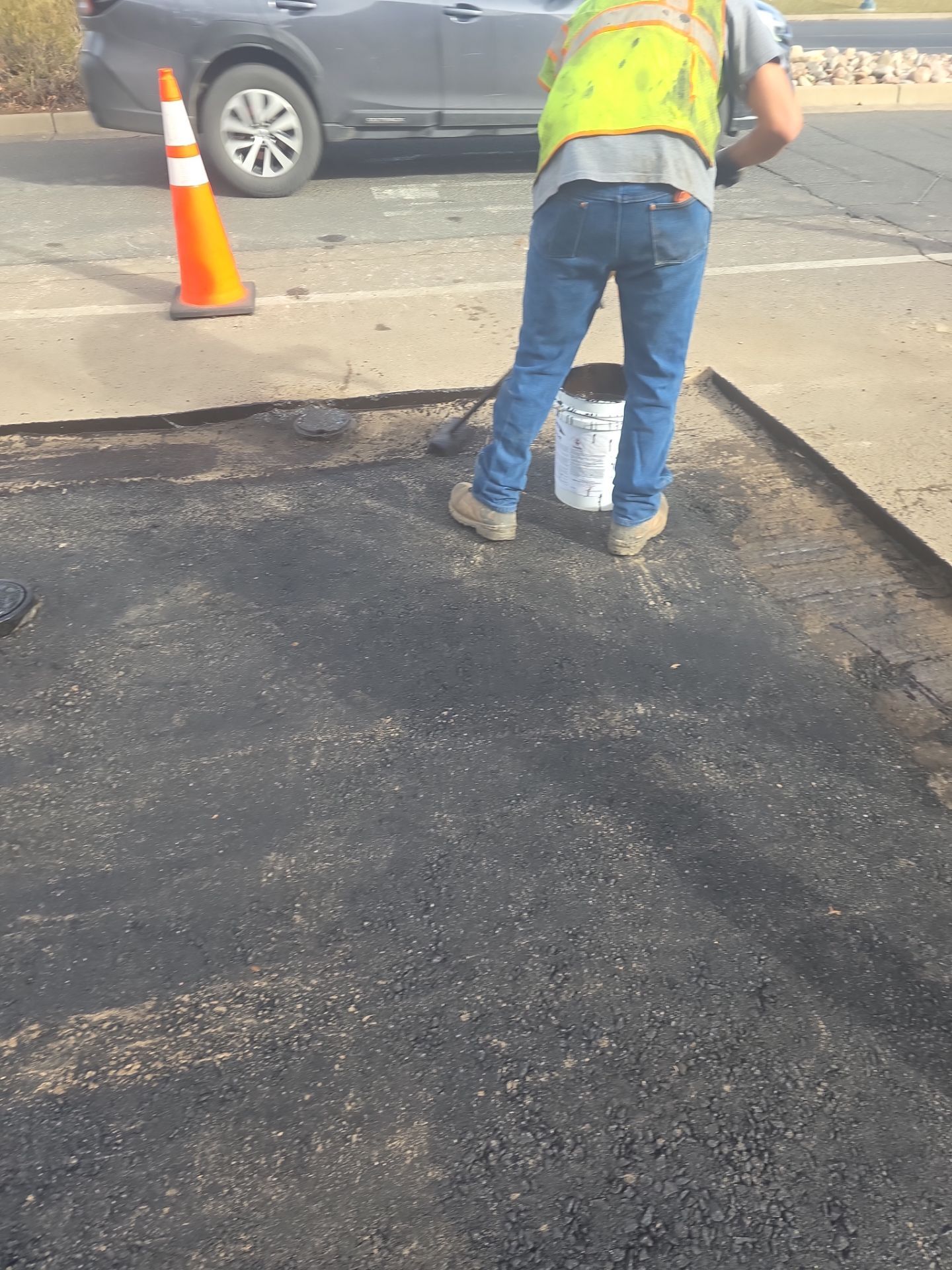 Asphalt Patching for underground project Colorado Mills by DMH Site Services