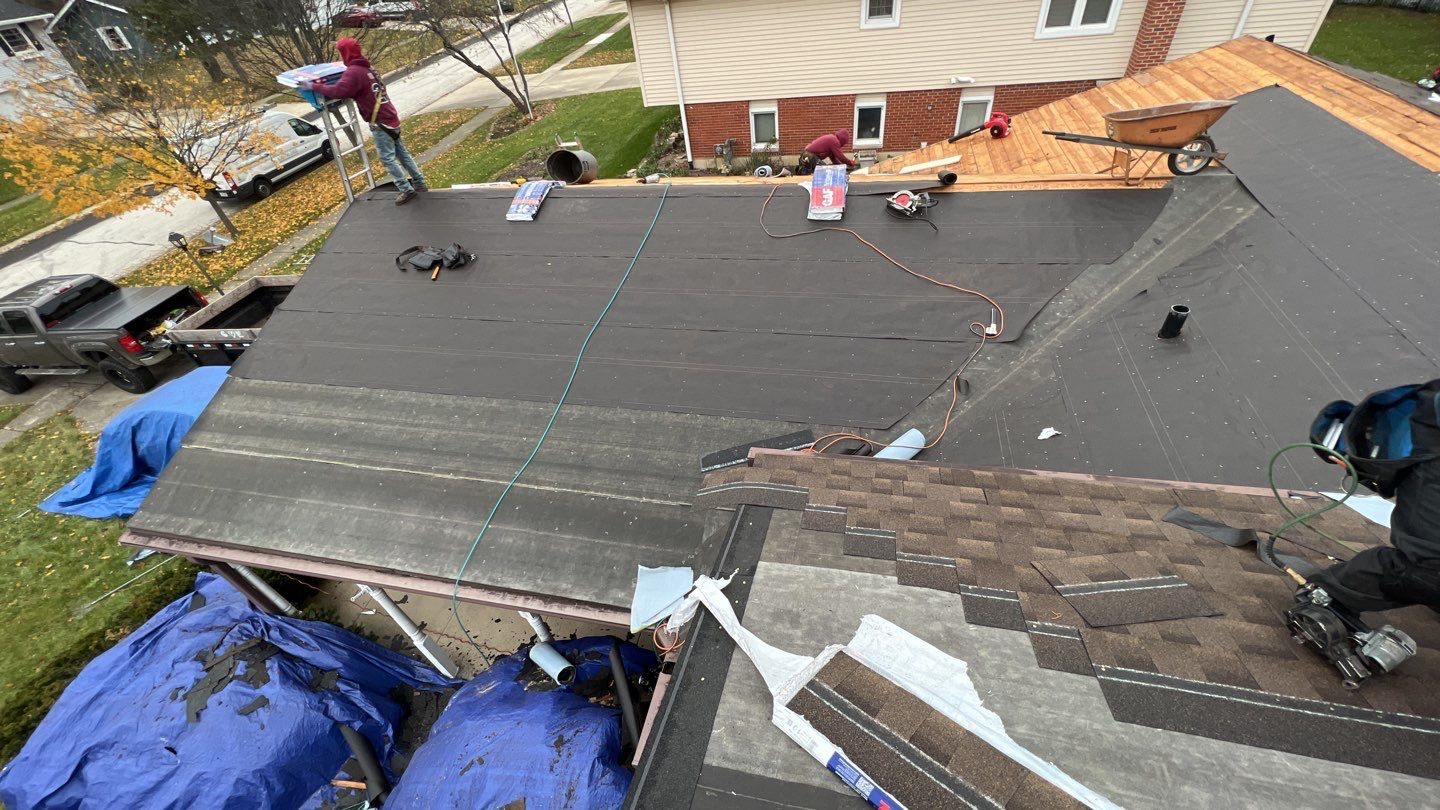 Residential Roofing Installation using GAF Timberline HDZ by Pro Home Services Inc