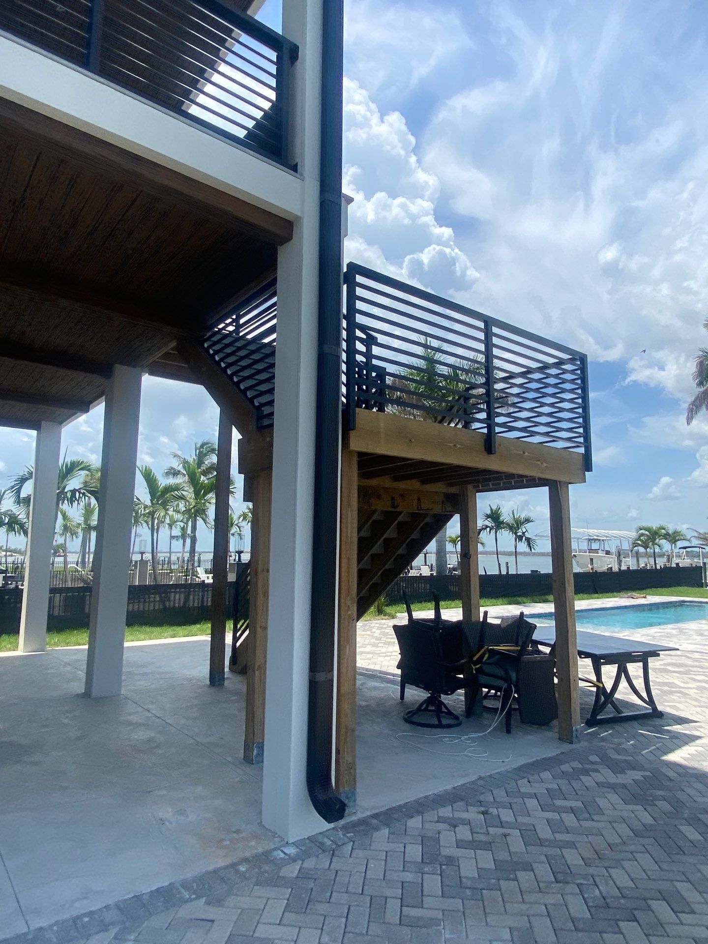 7-inch K-style Dark Bronze Gutters in Fort Myers Beach FL by Gutter Professors