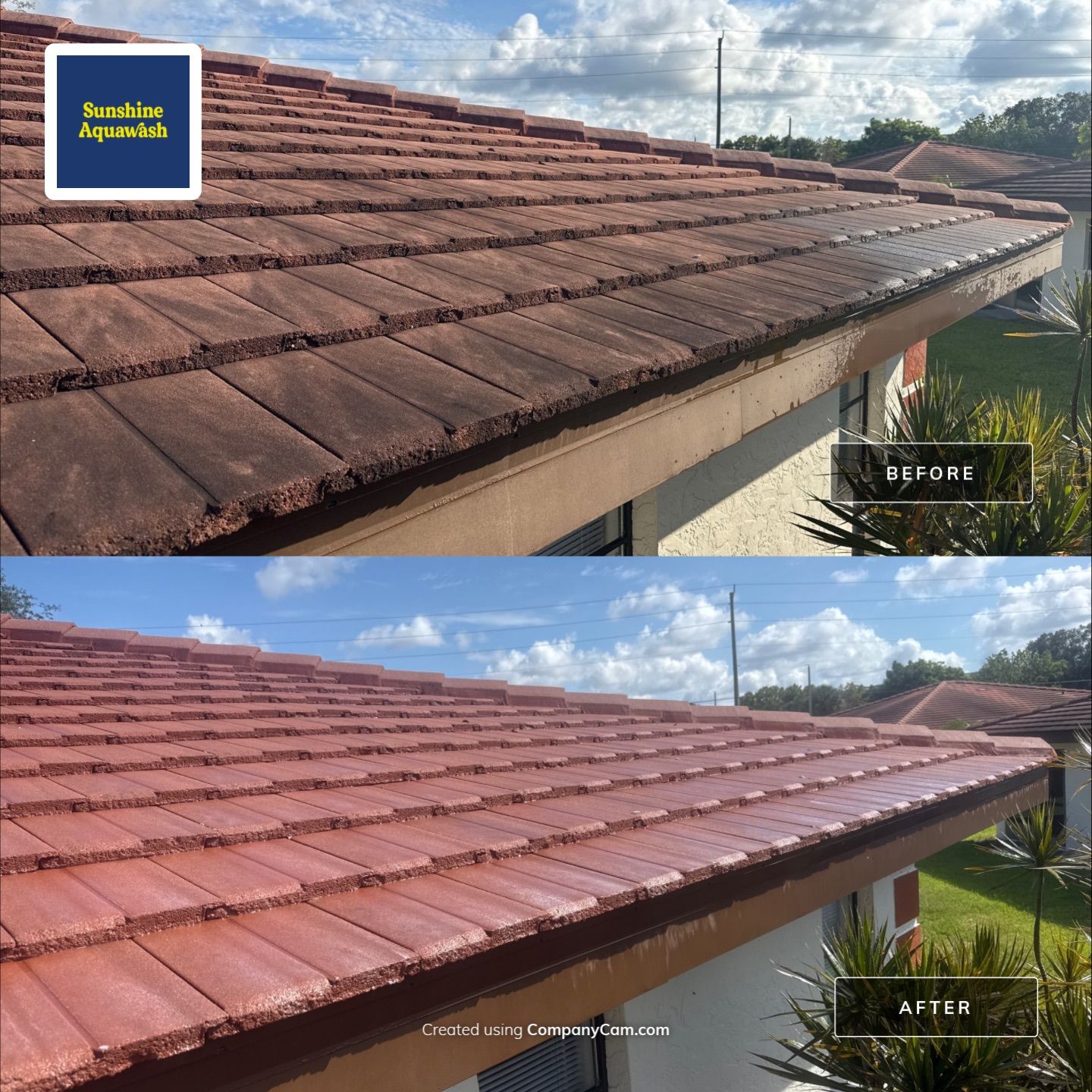 Tile Roof, Driveway & Patio Cleaning – Vivienda at Bradenton I by Sunshine AquaWash
