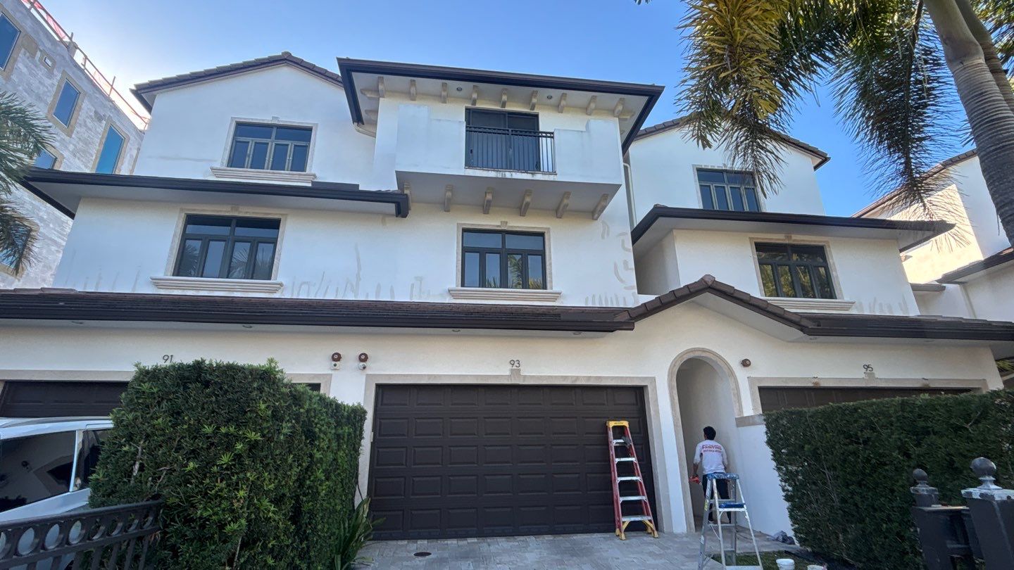 Large Scale Commercial Exterior Isle of Venice Drive, Fort Lauderdale by John “The Greek” Painting