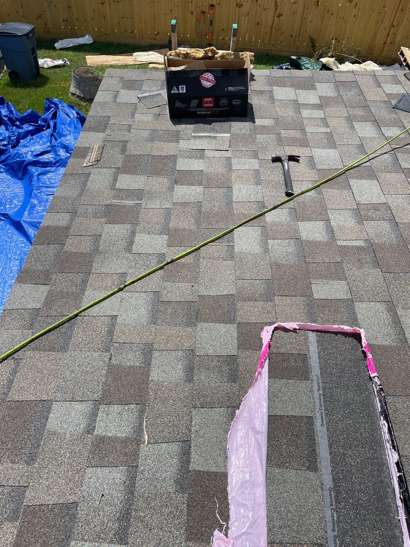 Residential Roofing Installation using Owen's Corning Duration (Lifetime) Shingles by Roof Repair Company