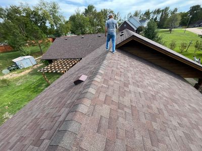 Residential Shingle Reroof: 45 year Impact Rated Architectural Shingle