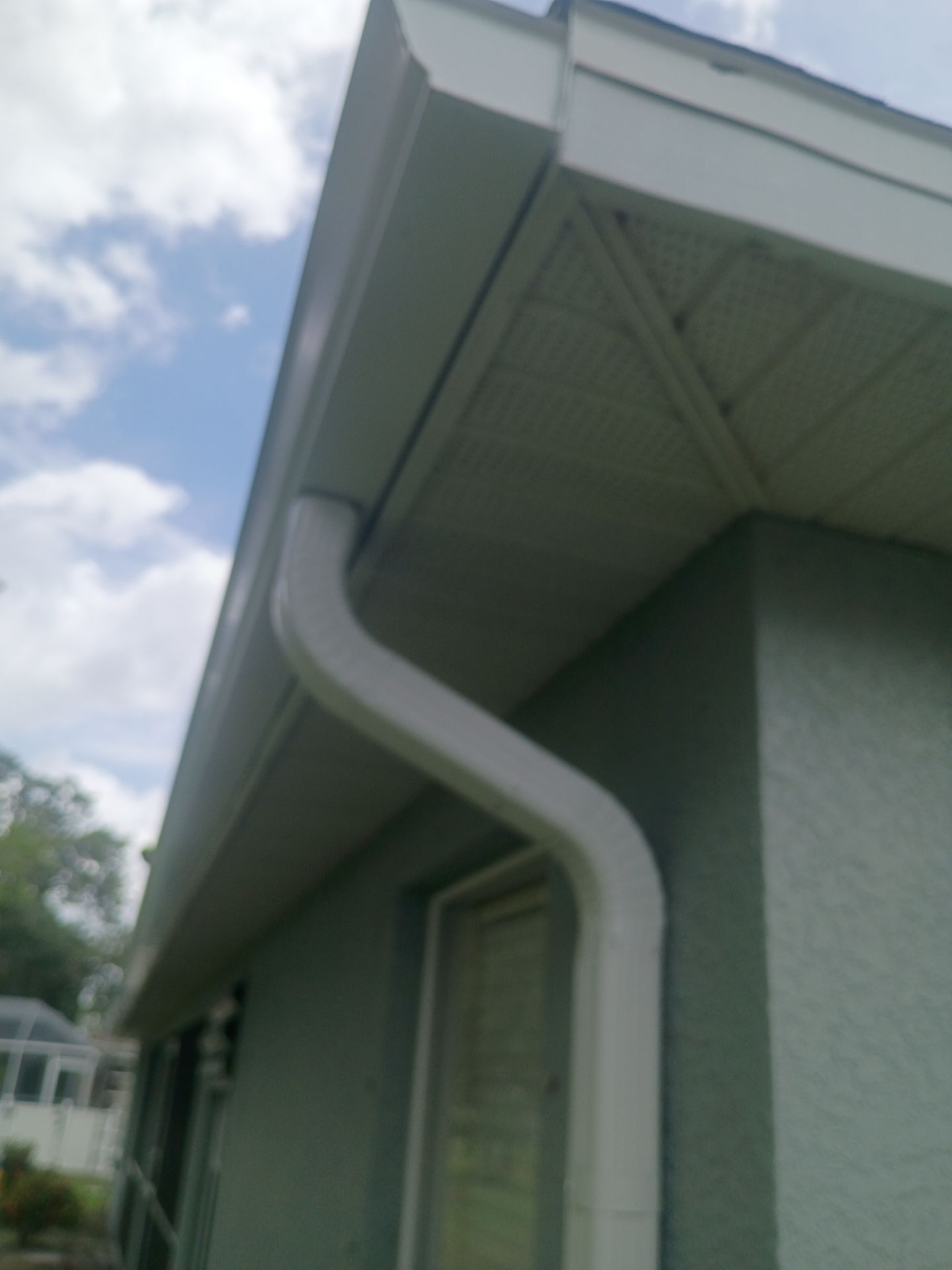 Gutter Guard and New Downspouts Installation in Punta Gorda FL by Gutter Professors