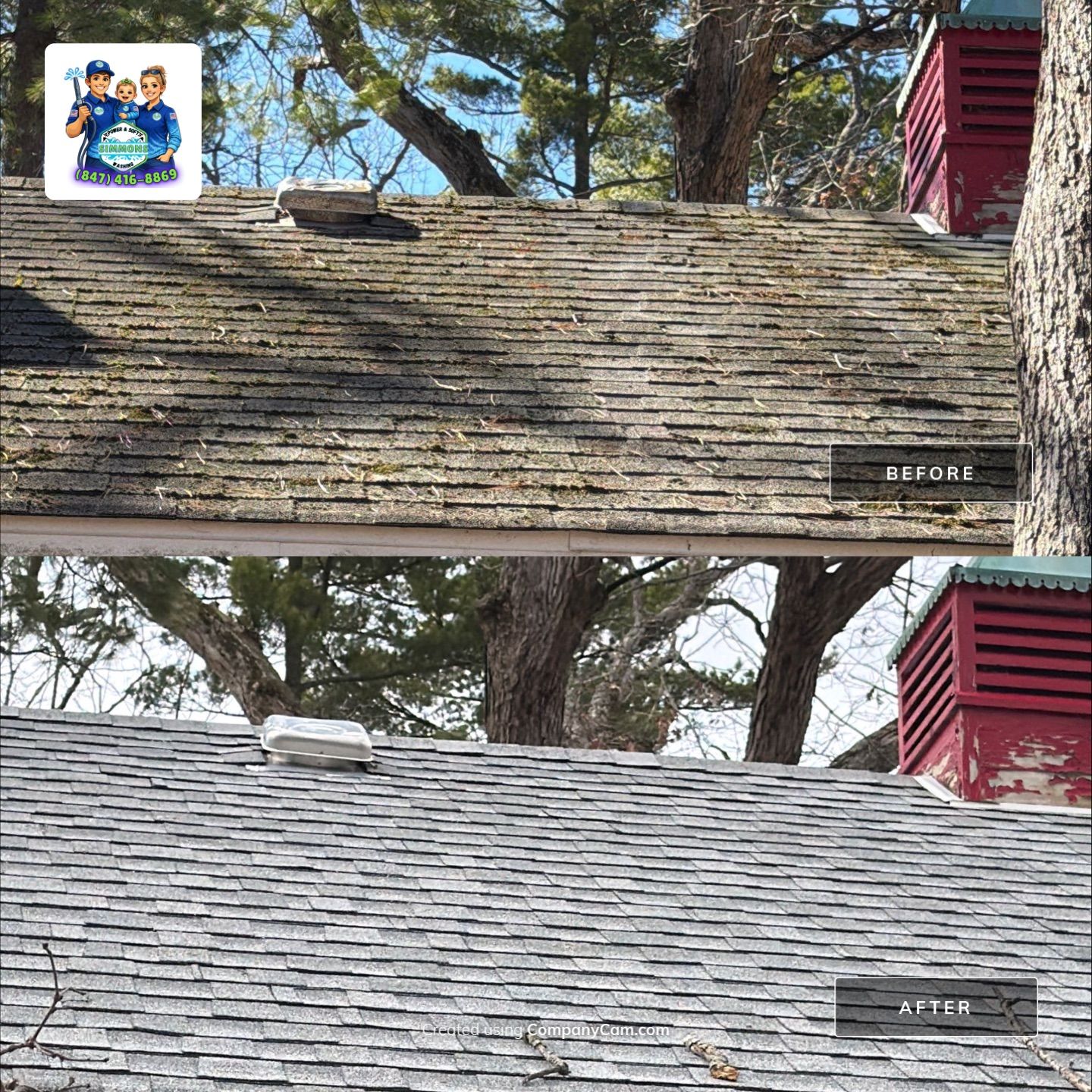 Project in Mundelein by Simmons Power & Soft Washing