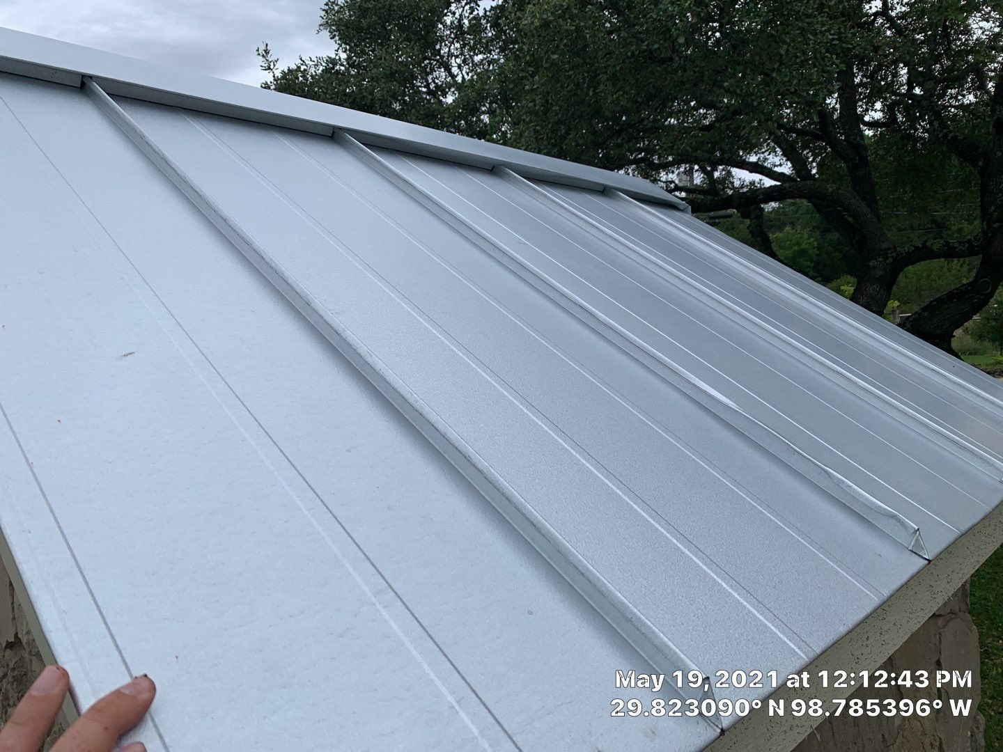 Residential Metal Roof Installation using McElroy Metal by Premier Roofing and Contracting