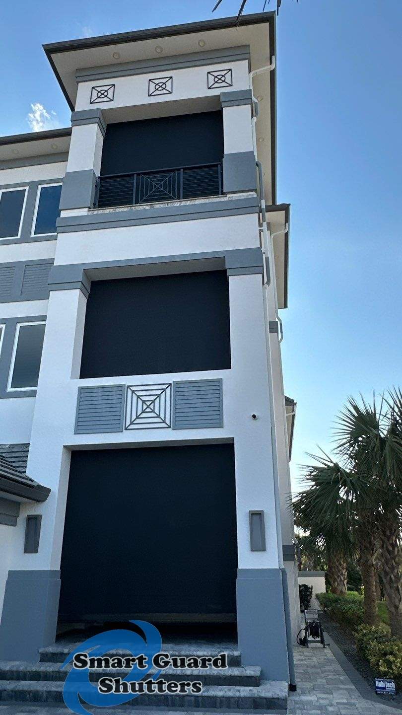 UltraShield Hurricane Screen in Black/Bronze by Smart Guard Shutters