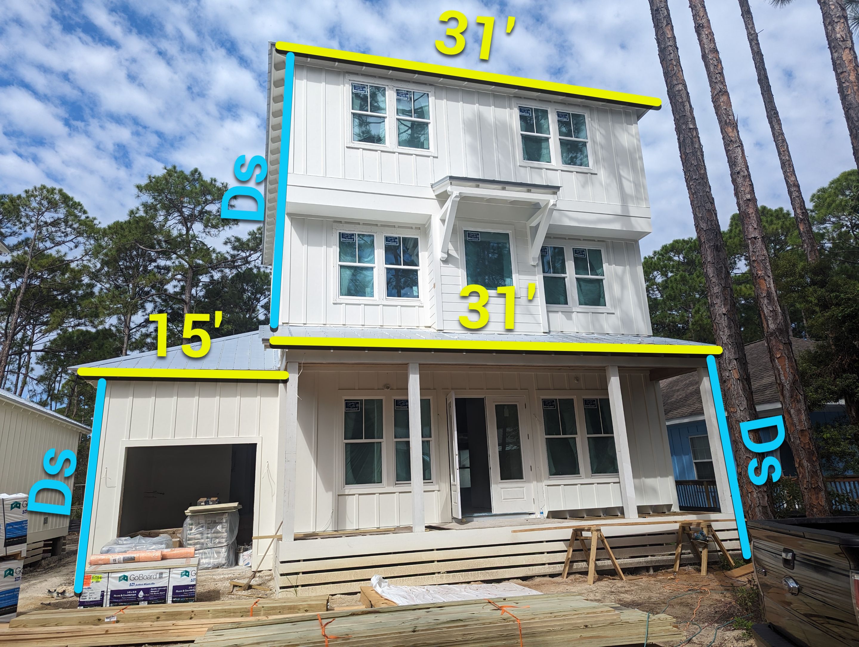 6-inch White Seamless Gutters in Santa Rosa Beach, FL by Gutter Professors