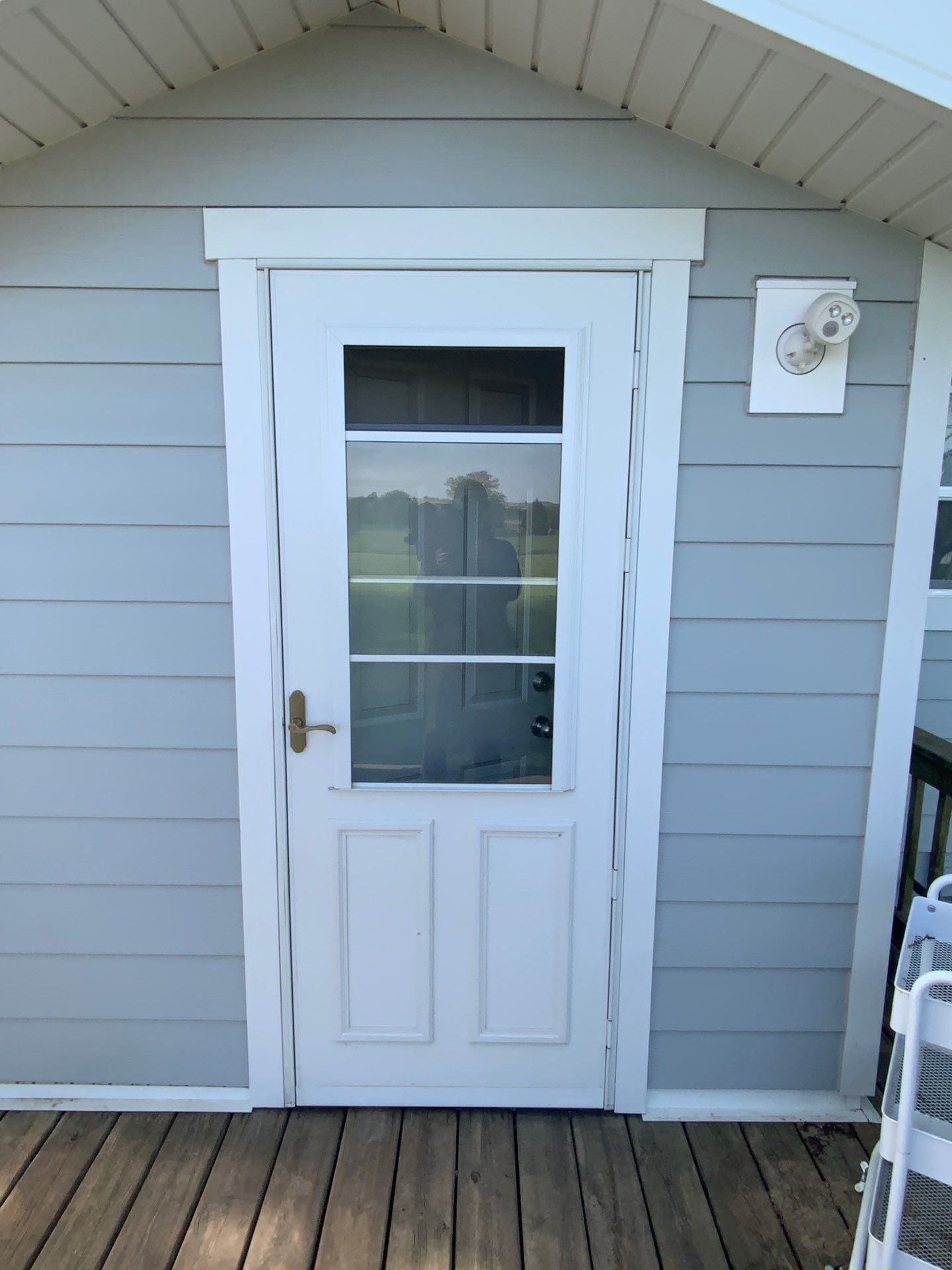 Light Mist Siding and Exterior Door Installation in Sidney by Carps Complete Exteriors